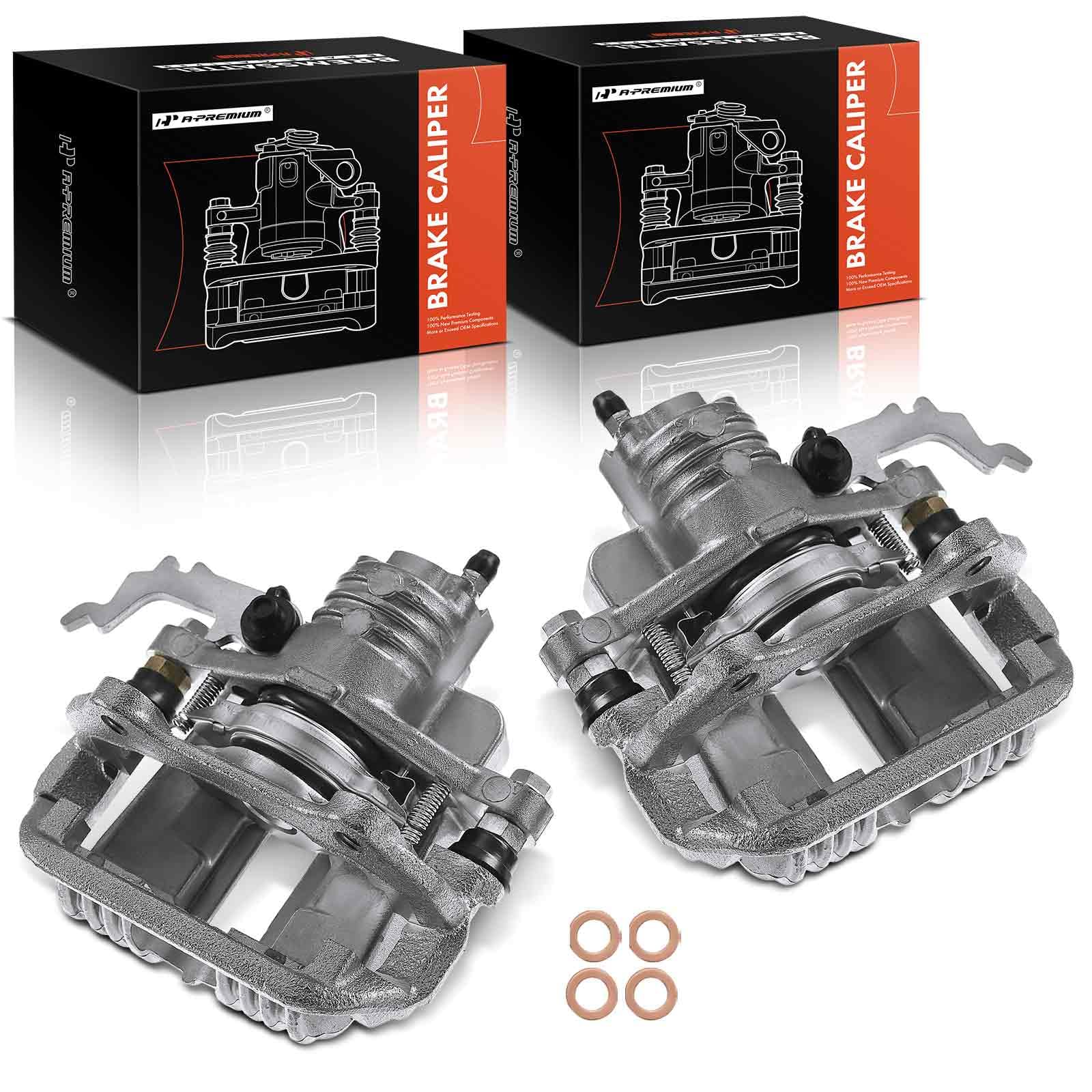 Premium Disc Brake Caliper Assembly with Bracket for 1993-1997 Chevrolet Camaro & Pontiac Firebird - Rear Driver & Passenger Side Replacement - Perfect for Performance Upgrades & Classic Car Restoration