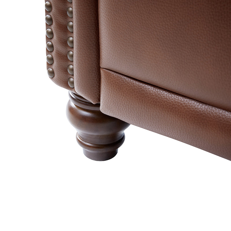 Karelie Genuine Leather Electric Recliner Chair - Power Lift Reclining Sofa with Massage & Heat for Living Room, Home Theater, and Office Relaxation