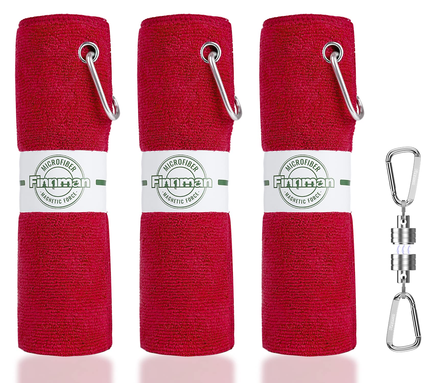 Finnman Microfiber Fishing Towels with Magnetic Clip - 16
