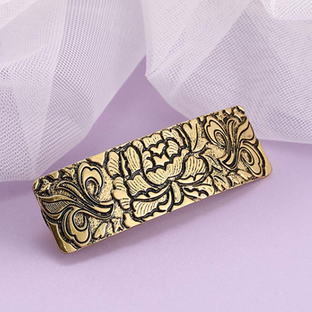 DUXEDO 5-Pack Women's Hair Claw Clips - Floral Hair Barrettes & Hair Jewelry for Women - Perfect for Everyday Use, Parties, Weddings and Special Occasions