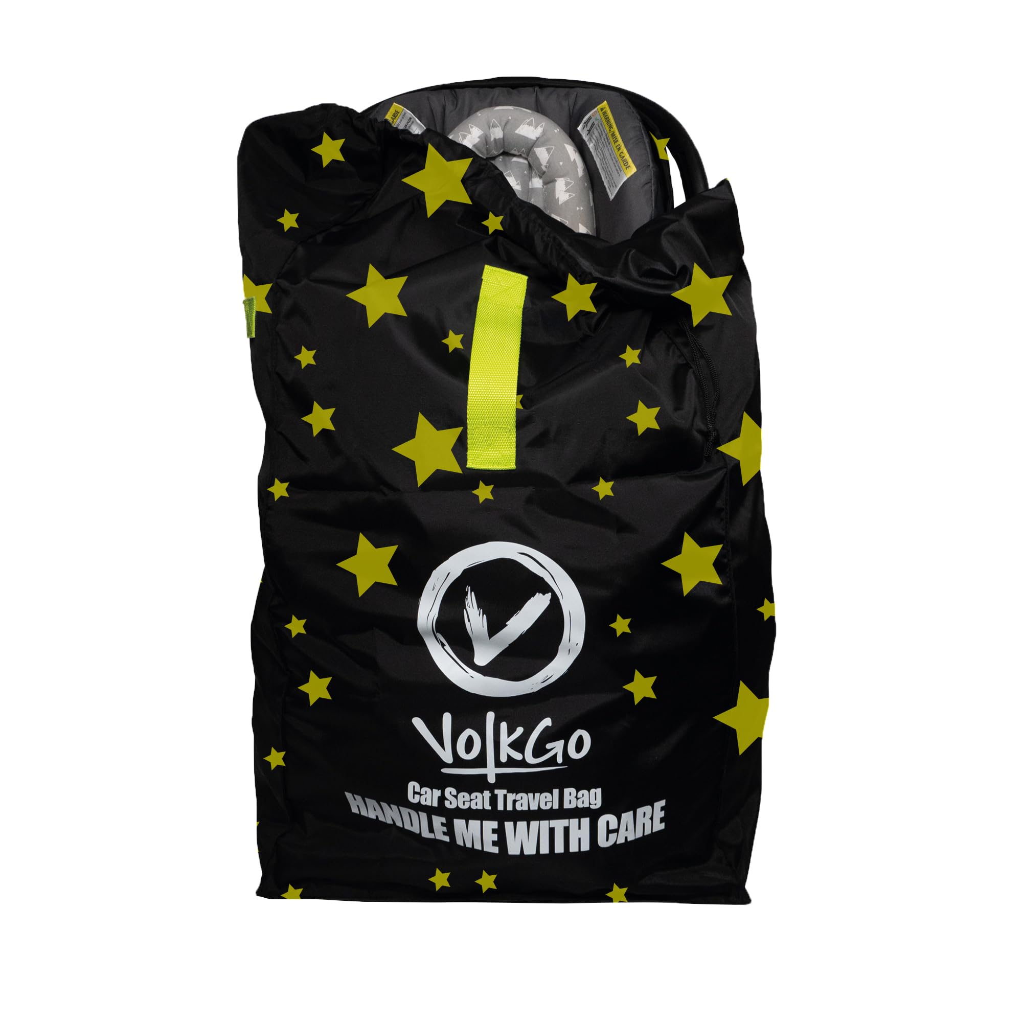 **V VOLKGO Durable Airplane Car Seat Travel Bag - Easy Carry Gate Check Cover for Airplane, Car Seat Protection - Perfect for Family Travel, Airplane Trips & Road Trips**