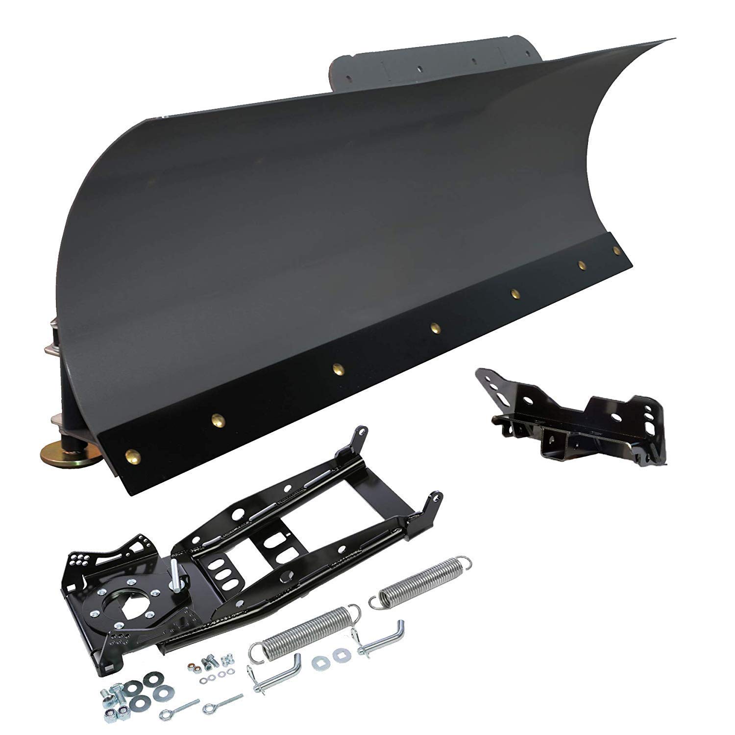 KFIProducts 72 Inch UTV Steel Blade Snow Plow Kit - Compatible with Tracker Off-Road 800 SX & 800 SX Crew (2020-2021 Models) - Heavy Duty Snow Removal for Driveways, Parking Lots & Off-Road Vehicles
