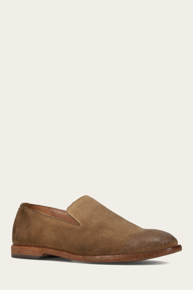 Ash Waxed Suede