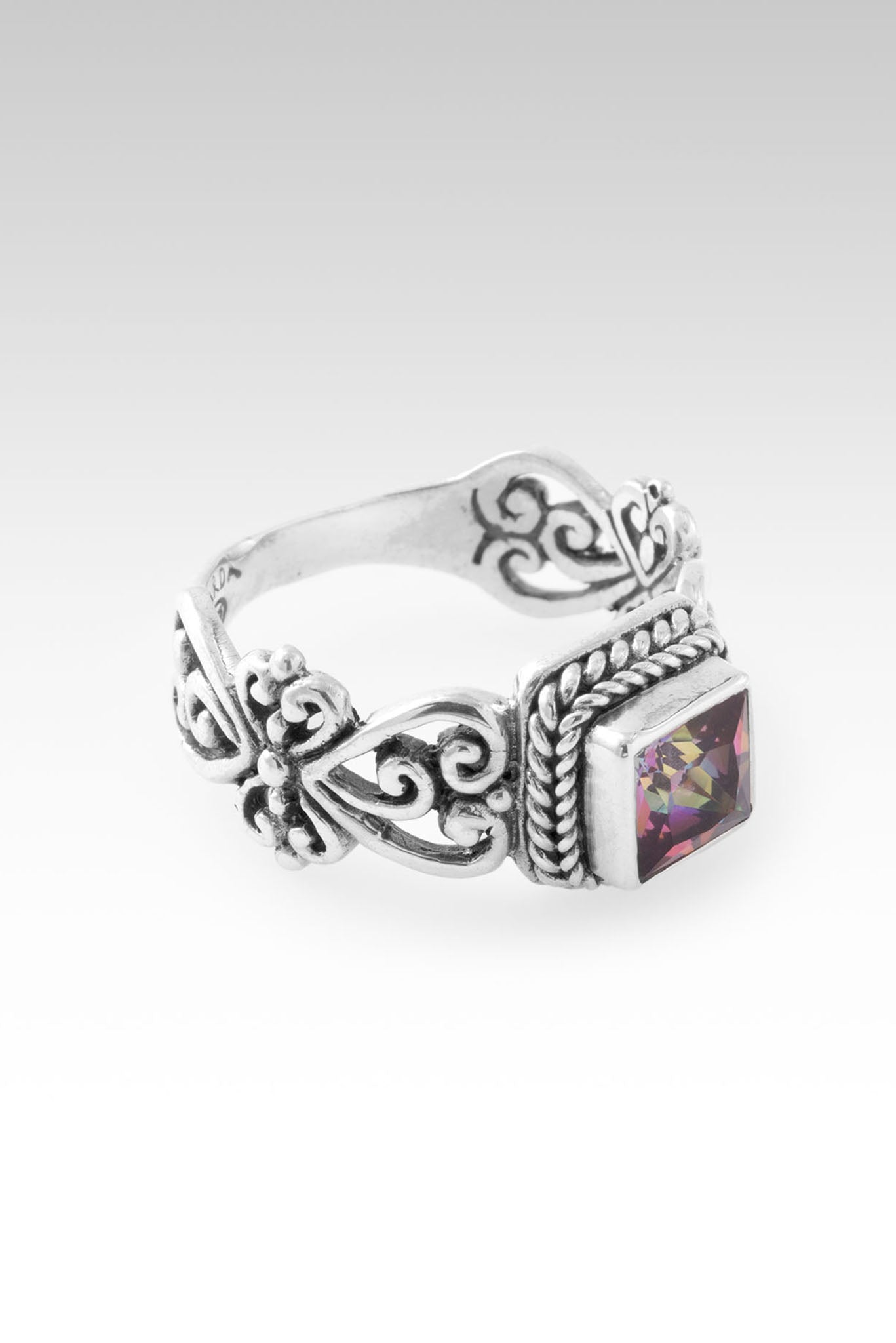 Faithful Devotion Ring™ - Genuine Bali Sunrise Mystic Topaz Jewelry for Women | Perfect for Weddings, Anniversaries & Romantic Gifts