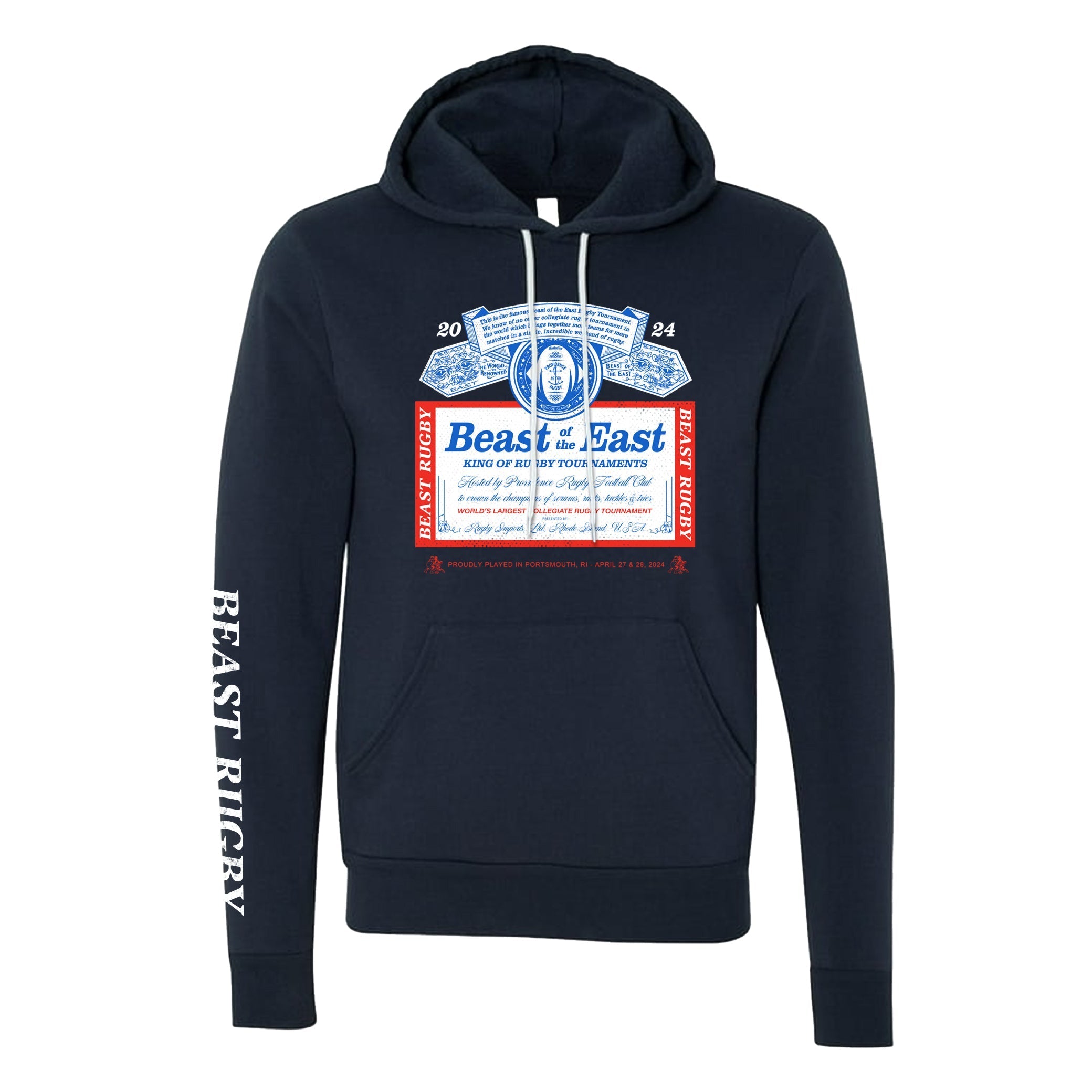 BOE '24 King of Rugby Hoodie - Premium Rugby Sweatshirt for Men & Women | Comfortable Pullover for Rugby Fans, Players & Sports Enthusiasts | Perfect for Game Day, Training & Casual Wear