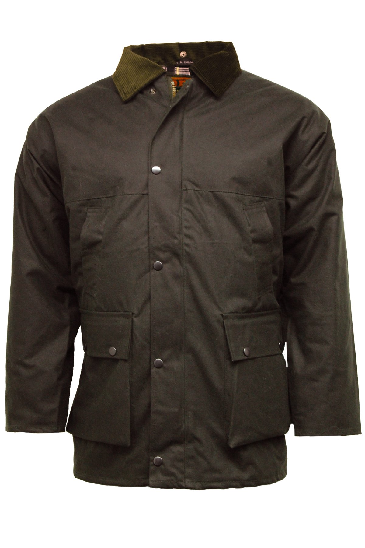 Lightweight Wax Jacket for Men - Brown XL for Outdoor Adventures