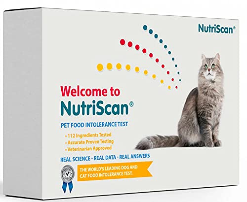 At-Home Pet Food Intolerance Test for Cats | Accurate Sensitivity Screening Kit | Identify Allergies & Digestive Issues | Perfect for Multi-Cat Households & Picky Eaters