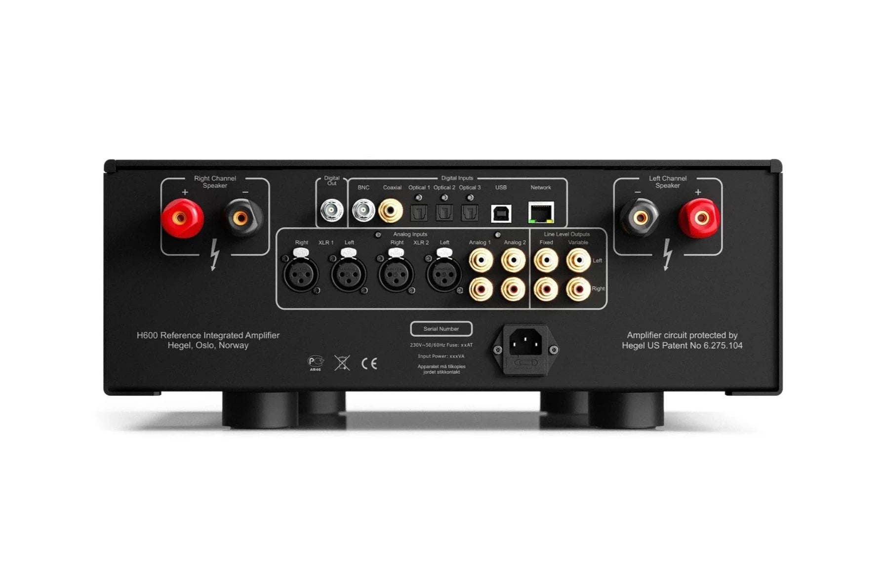 Hegel H600 High-End Integrated Stereo Amplifier - Open Box - Perfect for Home Audio & Hi-Fi Systems