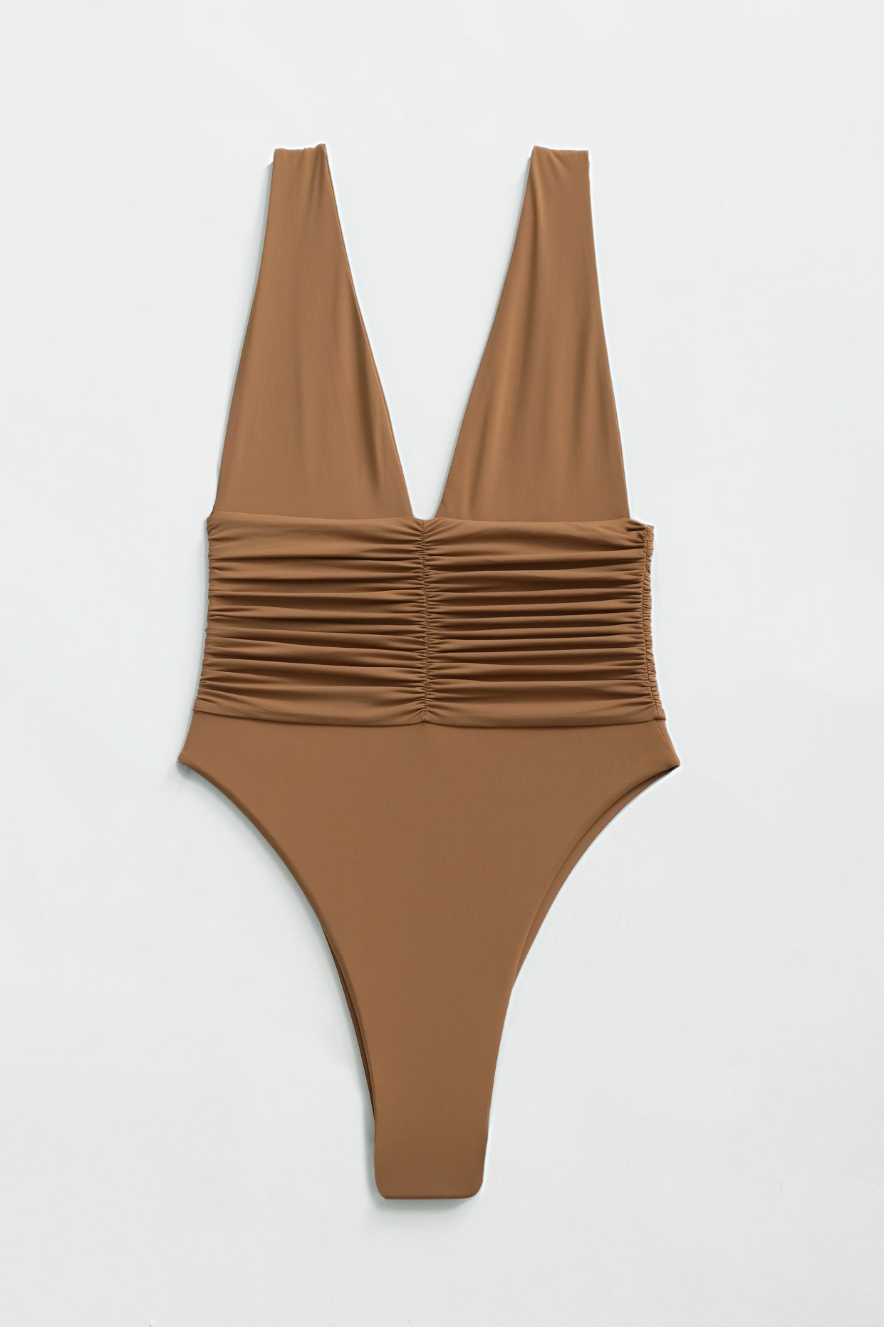 Echo One Piece Swimsuit - Moderate Coverage Brown Sugar Bikini for Women | Perfect for Beach, Pool, and Summer Vacations
