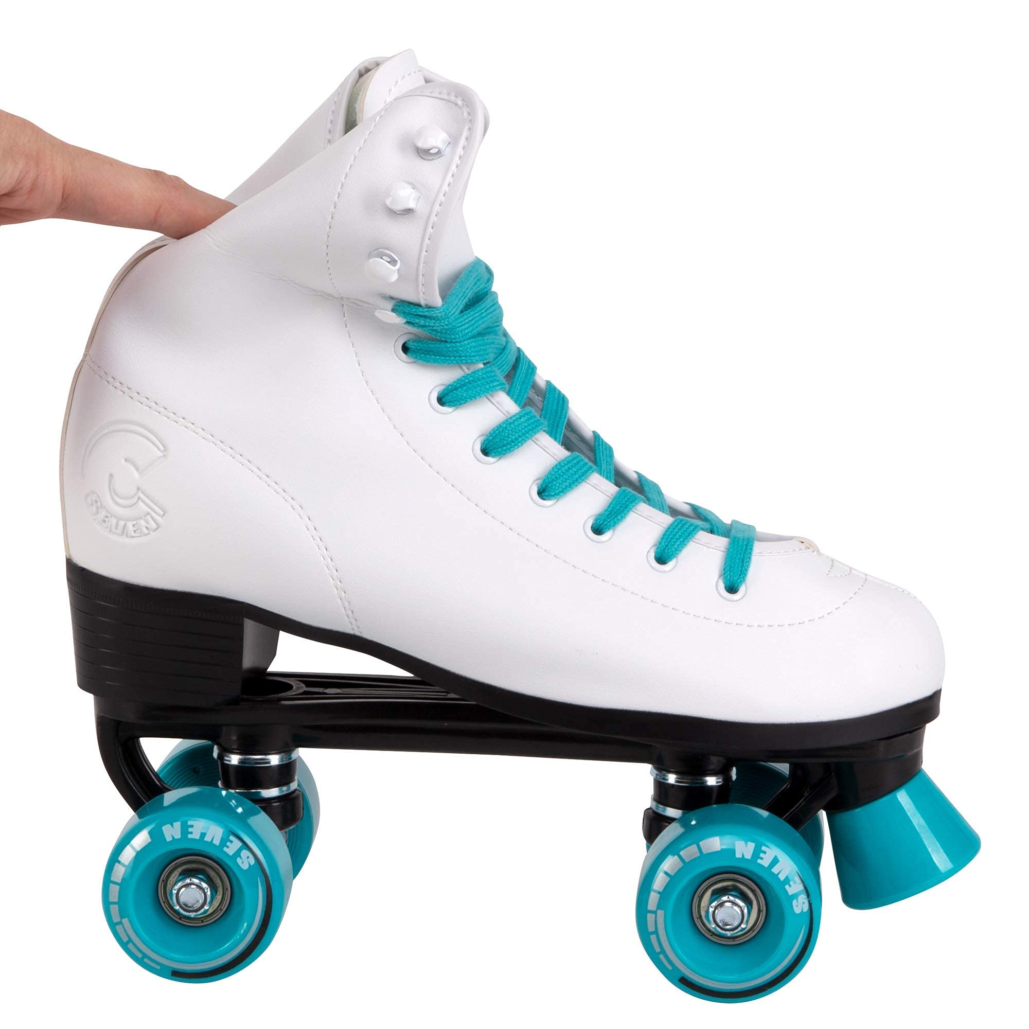 C7 Skates Retro Quad Roller Skates for Outdoor & Rink Skating
