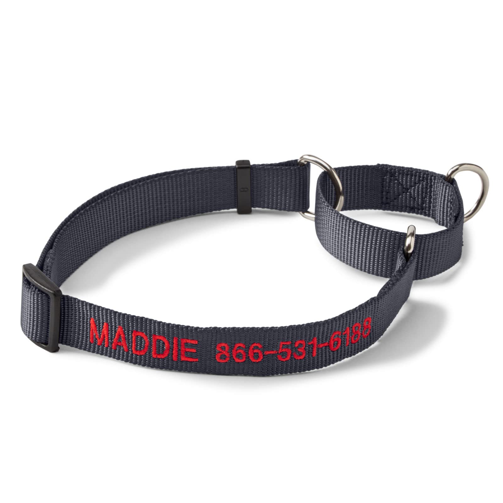 Orvis Dog Martingale Collar for Small Dogs - Adjustable No-Slip Training Collar in Navy Blue | Perfect for Walking, Training & Everyday Use