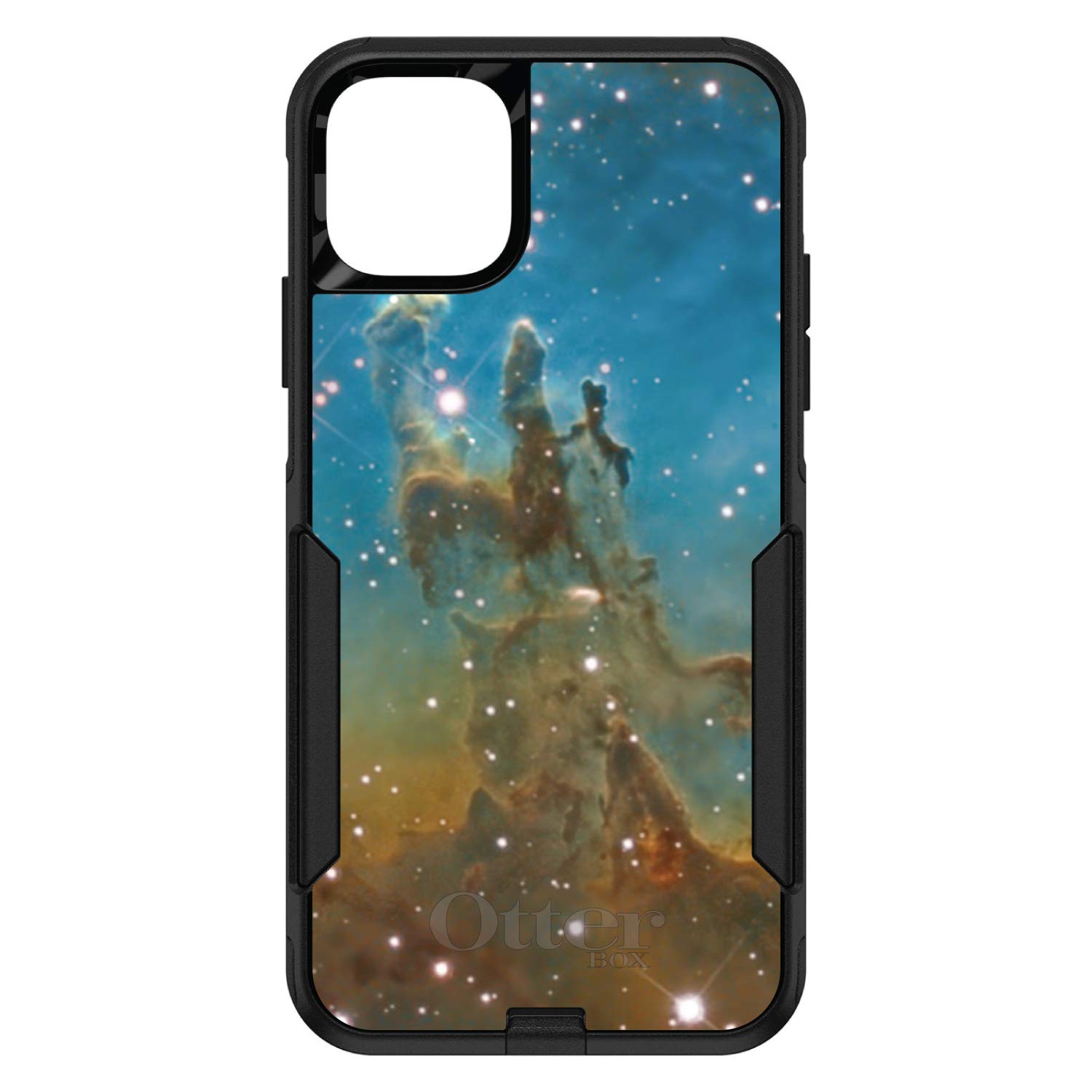 DistinctInk iPhone 13 Case (6.1 Inch) - Premium Protective Cover with Astronomy Design | Durable Replacement for OtterBox Commuter | Eagle Nebula Blue Green Galaxy Pattern | Perfect for Space Enthusiasts & Daily Protection