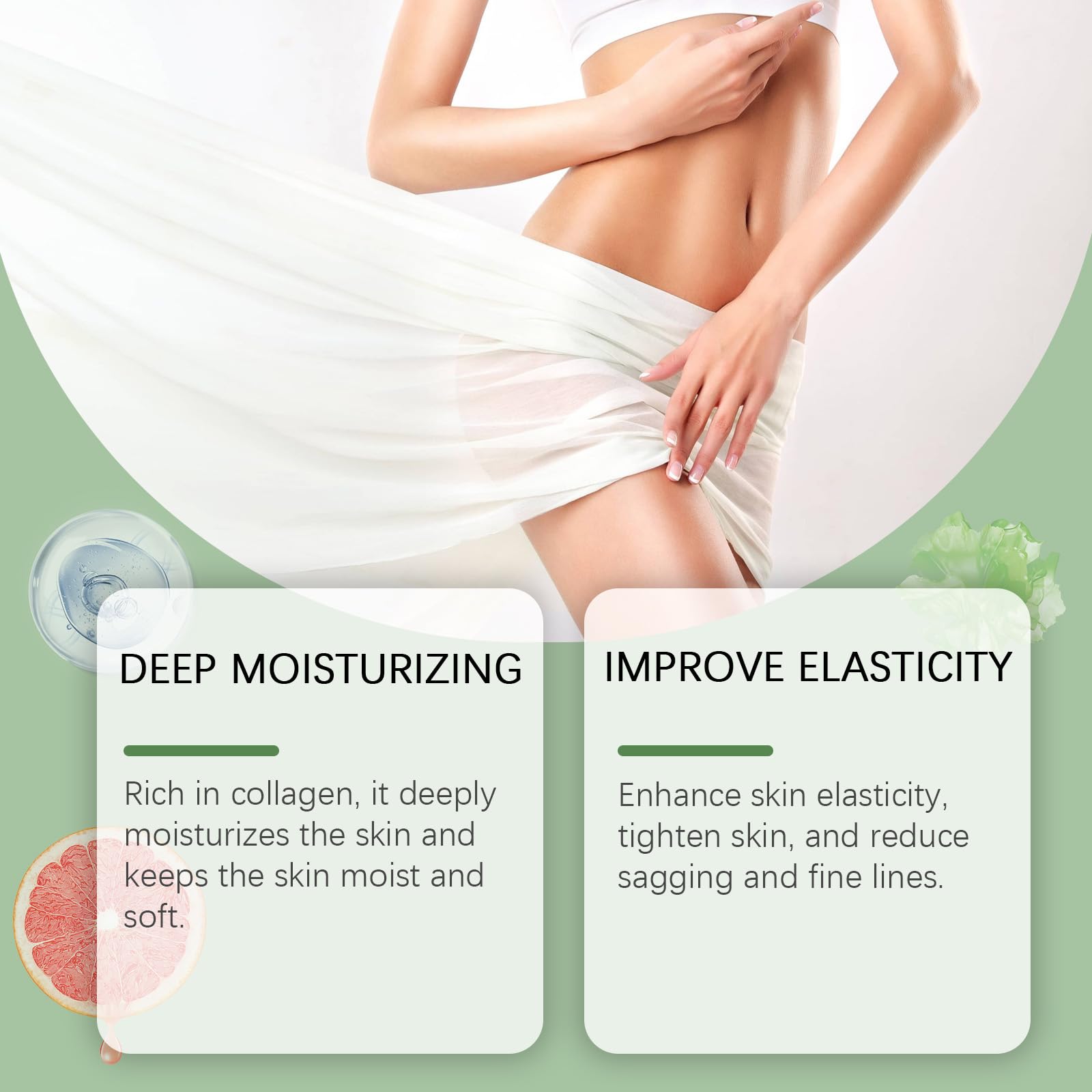 Anti-Aging Body Balm 5 oz - Firming & Tightening Body Lotion with Seaweed Extract for Hydration & Glowing Skin - Vegan, Cruelty-Free Moisturizer - Perfect for Daily Skincare Routine & Post-Workout Recovery