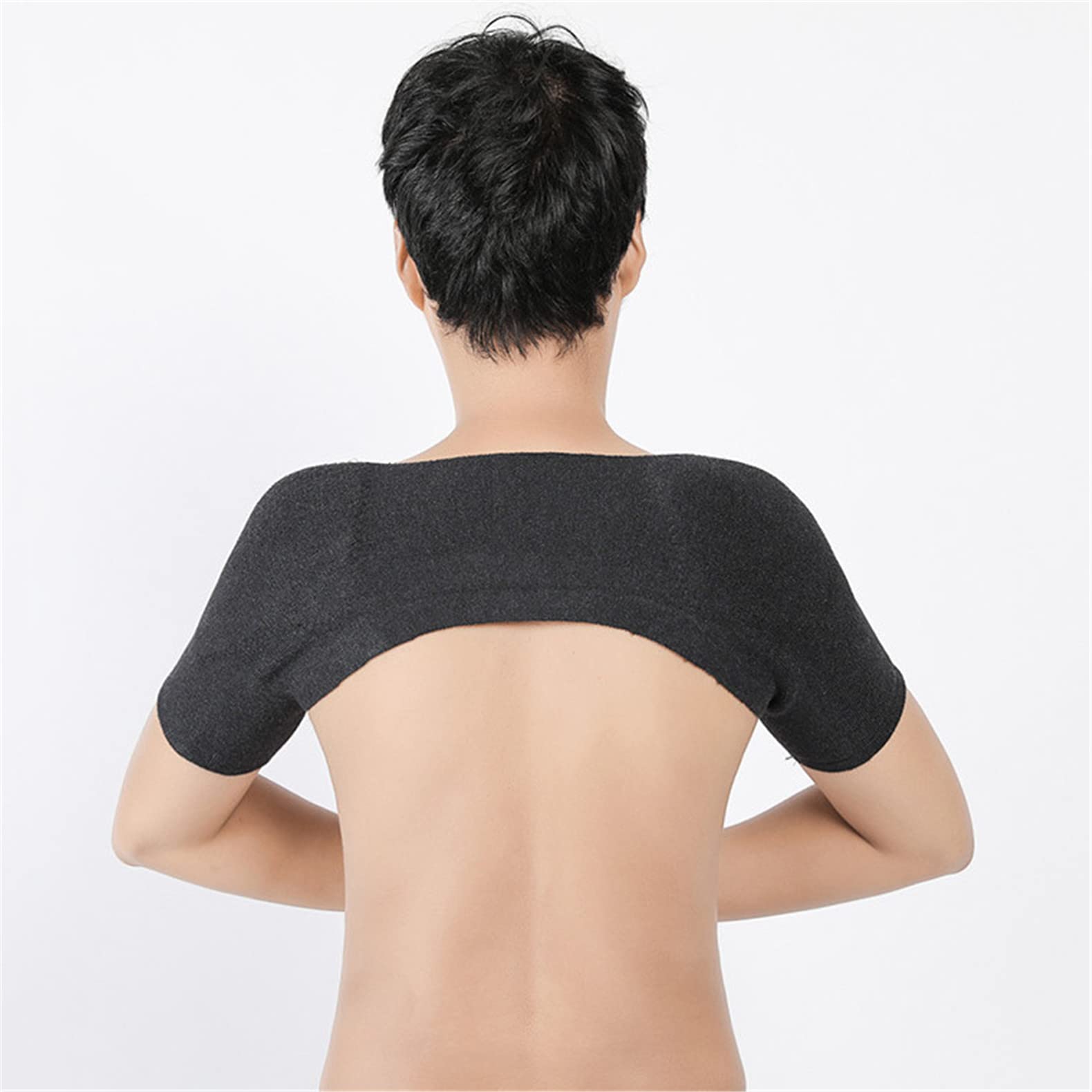 SHDT Double Shoulder Support Wrap Brace - Neck & Shoulder Pain Relief Pad for Women & Men - Ideal for Office Work, Gaming & Home Comfort