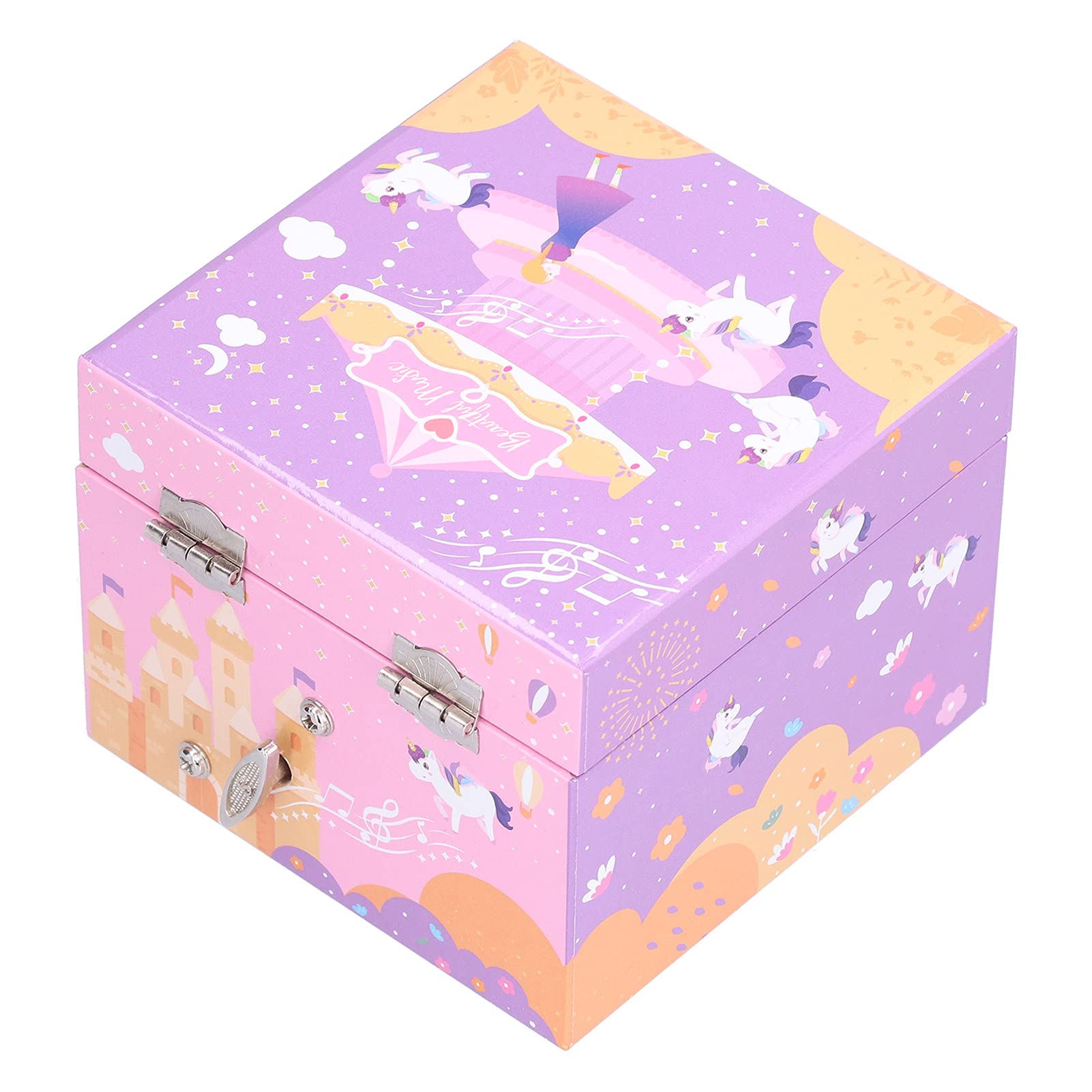 Evonecy Musical Jewelry Box - Elegant Bedroom Decor, Birthday Gift for Kids & Adults, Plays Beautiful Melodies - Perfect for Jewelry Storage, Home Decor, and Special Occasions