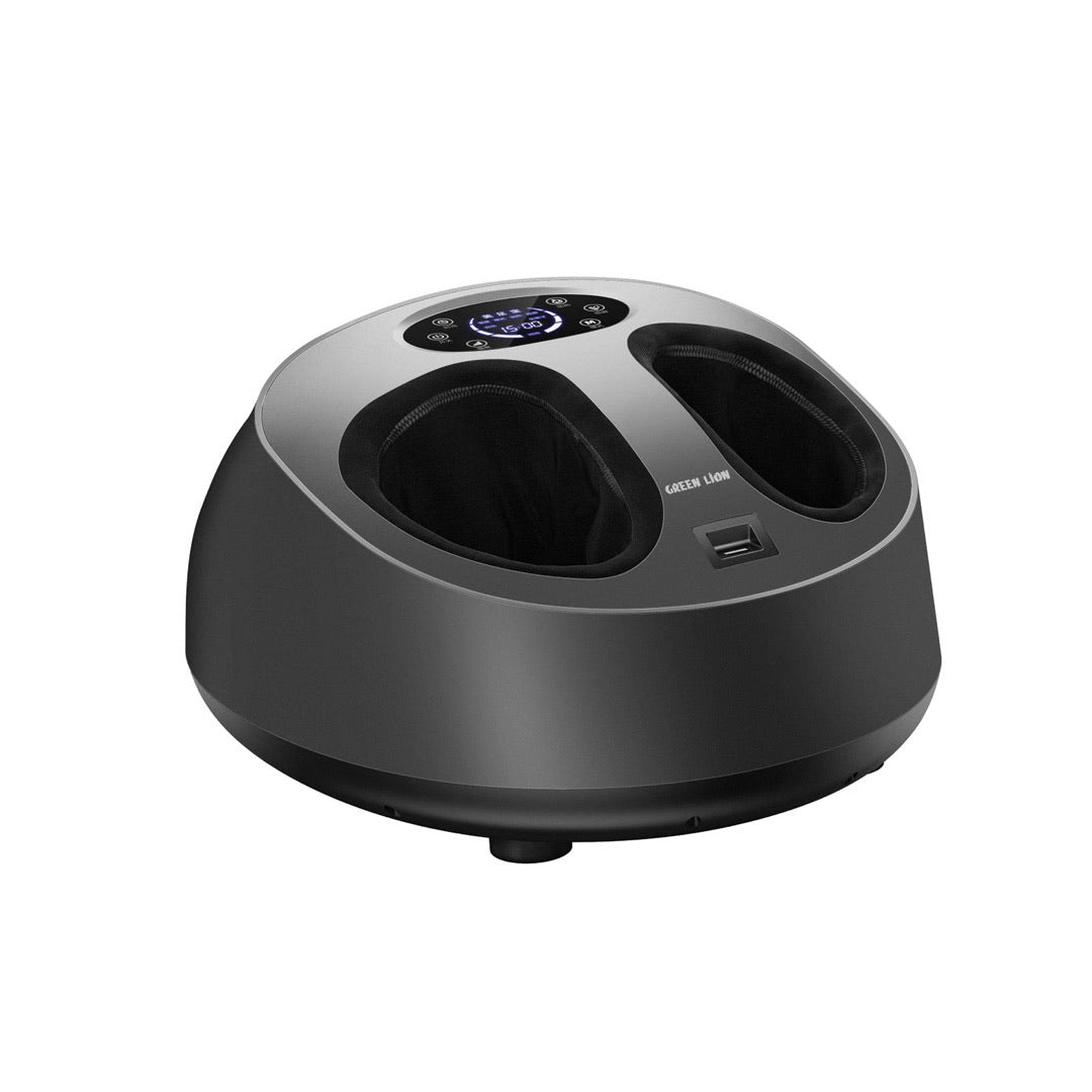 Green Lion Air Flex Foot Massager - Electric Shiatsu Massage for Pain Relief & Relaxation - Perfect for Home, Office & Travel Use