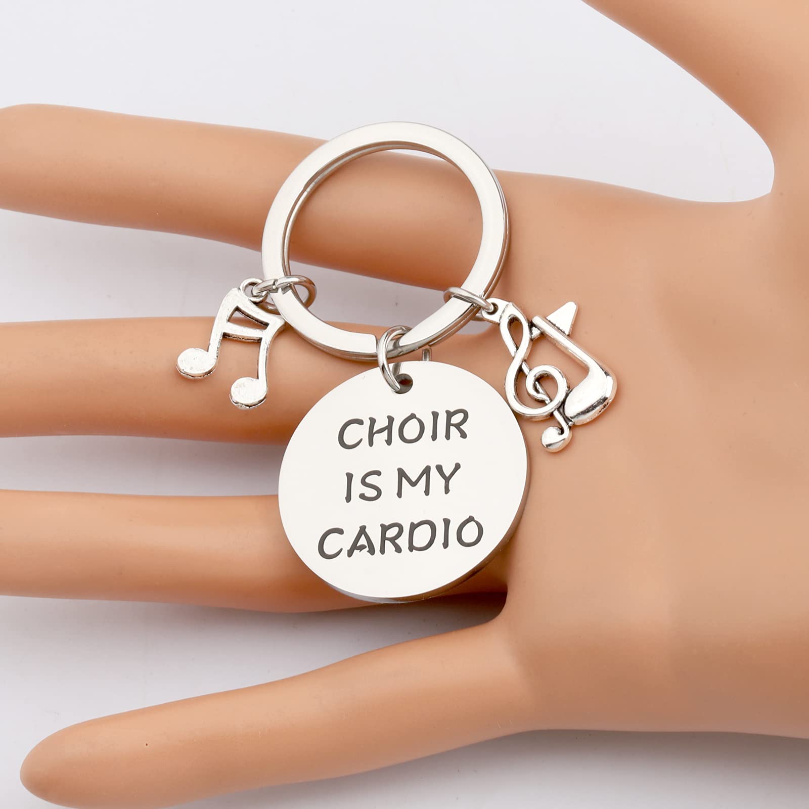 Choir Director Gift Keychain - Music Note Charm for Choir Mom & Choir Lovers - Perfect Choir Member Appreciation Present - Great for Rehearsals, Performances & Music Enthusiasts