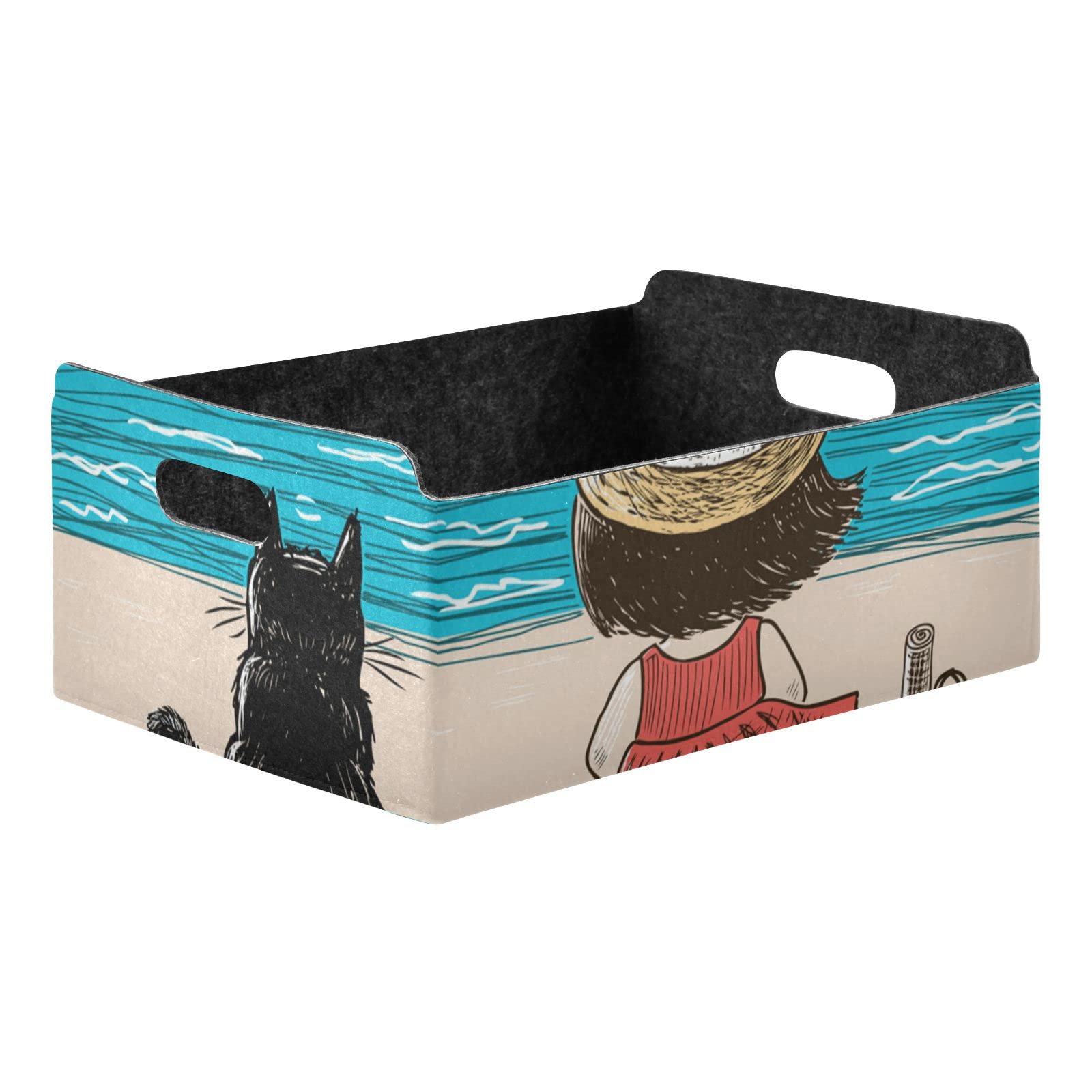 Foldable Fabric Storage Bins - Collapsible Closet Organizer for Clothes, Toys & Nursery | Multi-Use for Shelves, Beach & Cat Supplies | Space-Saving Home Storage Solution