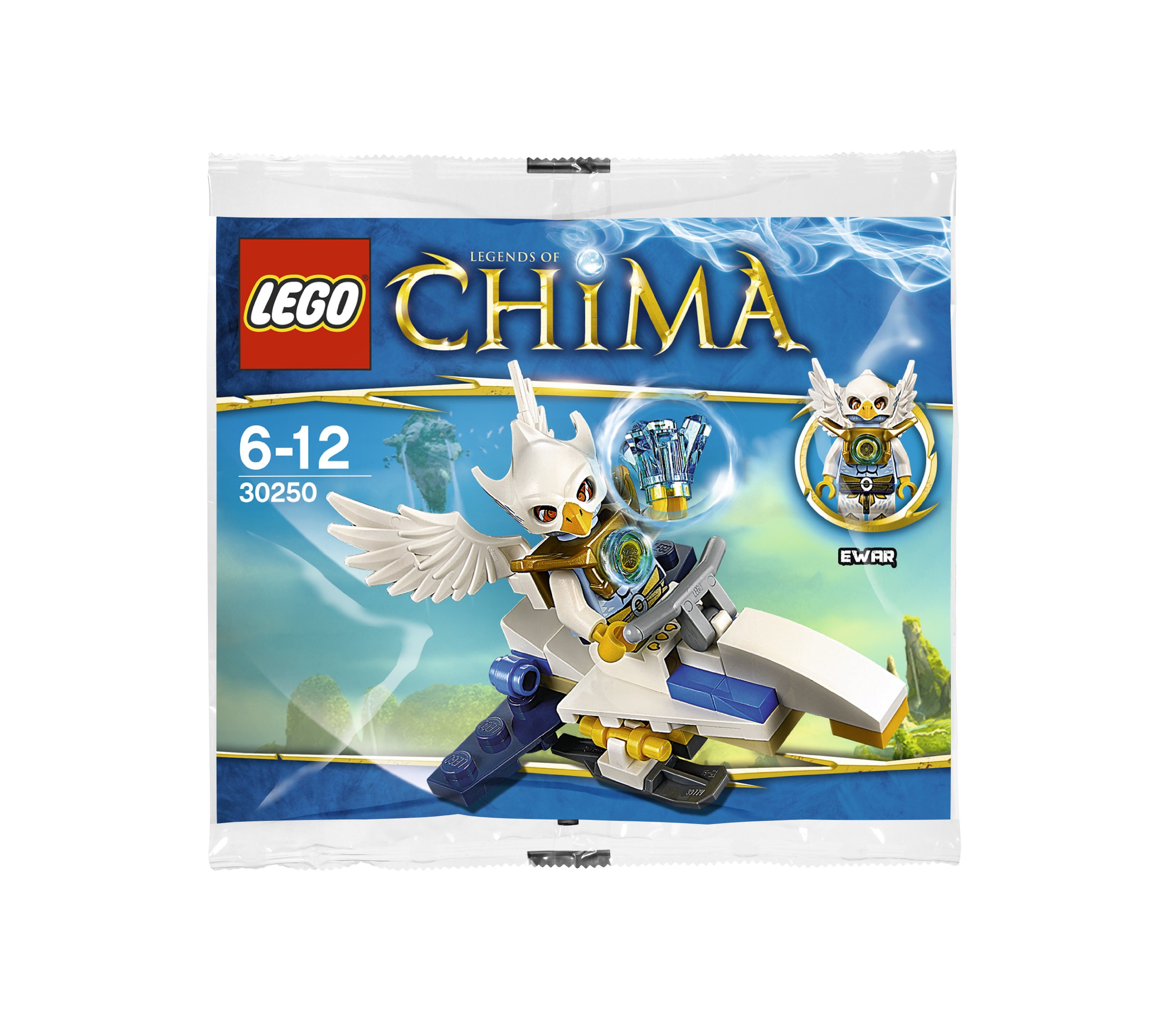 LEGO Legends of Chima: Ewar's Acro Fighter Building Set 30250 (Polybag) | Kids Construction Toy for Creative Play & Collectible Display