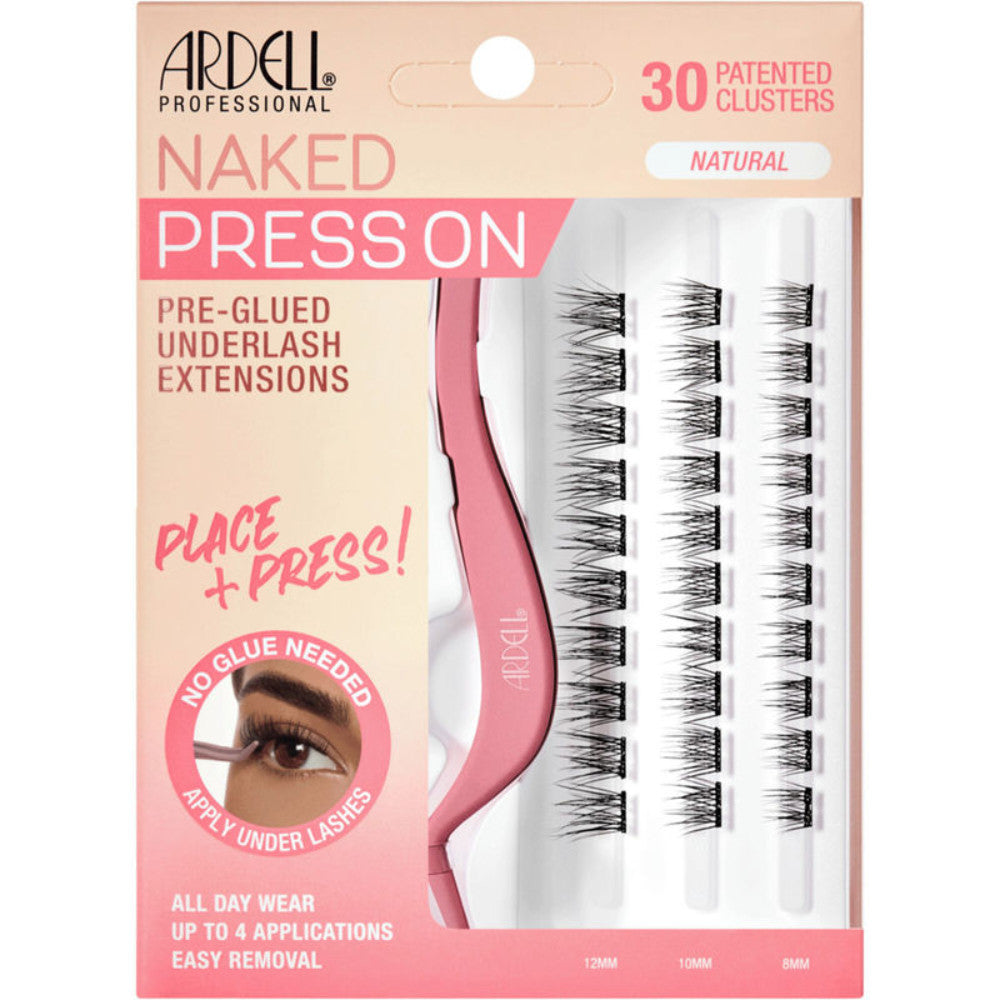 Ardell Naked Press On Natural False Nails - Short Square Fake Nails for a Natural Look | Perfect for Everyday Wear, Work, and Special Occasions