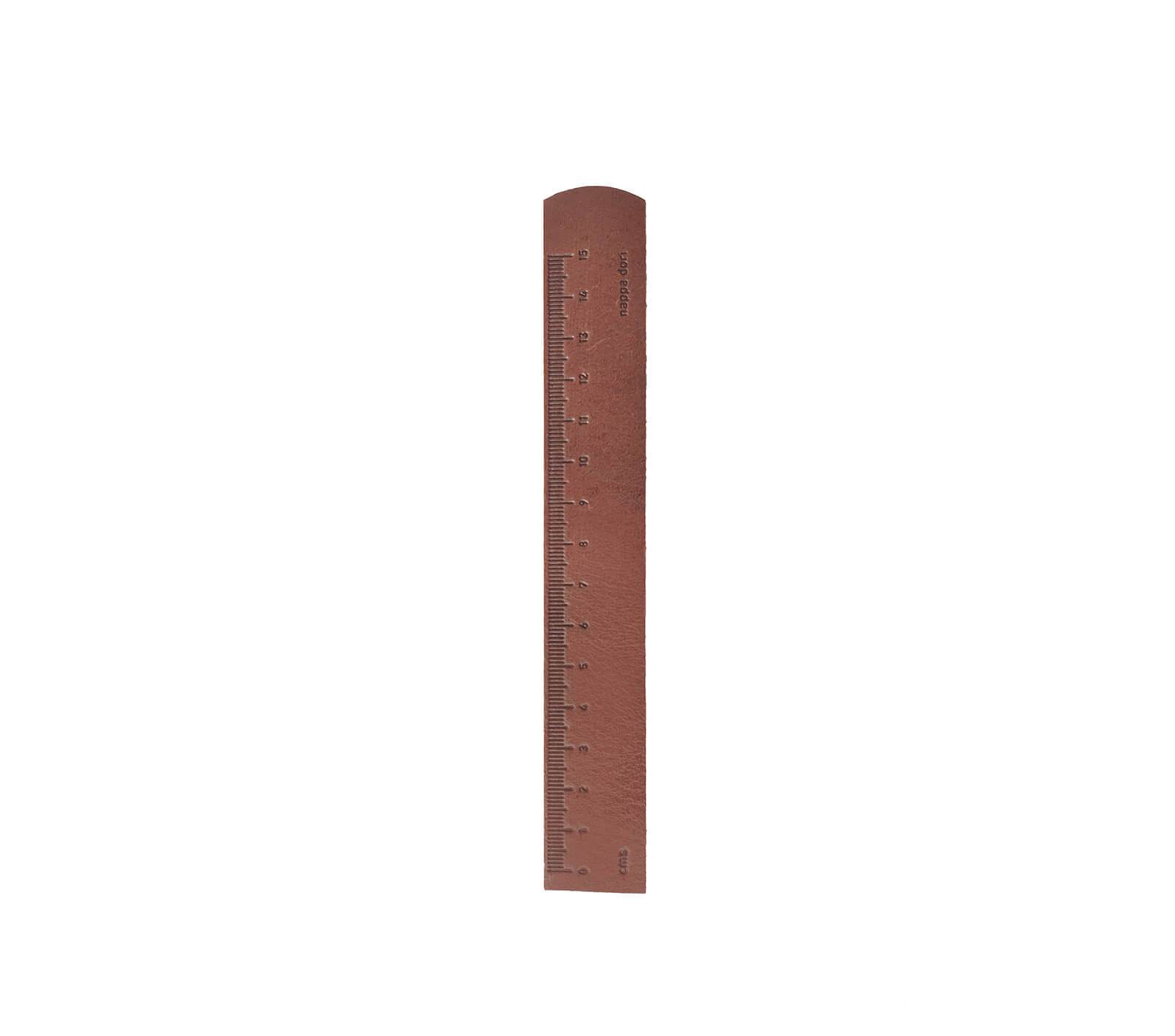 Premium Leather Ruler - 12 Inch/30cm Durable Measuring Tool for Sewing, Crafting & Office Use - Perfect for Tailors, Designers & DIY Projects