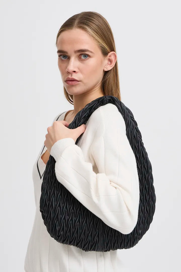 Aya Shoulder Bag for Women - Stylish & Lightweight Crossbody Purse (Black) - Perfect for Work, Travel & Everyday Use