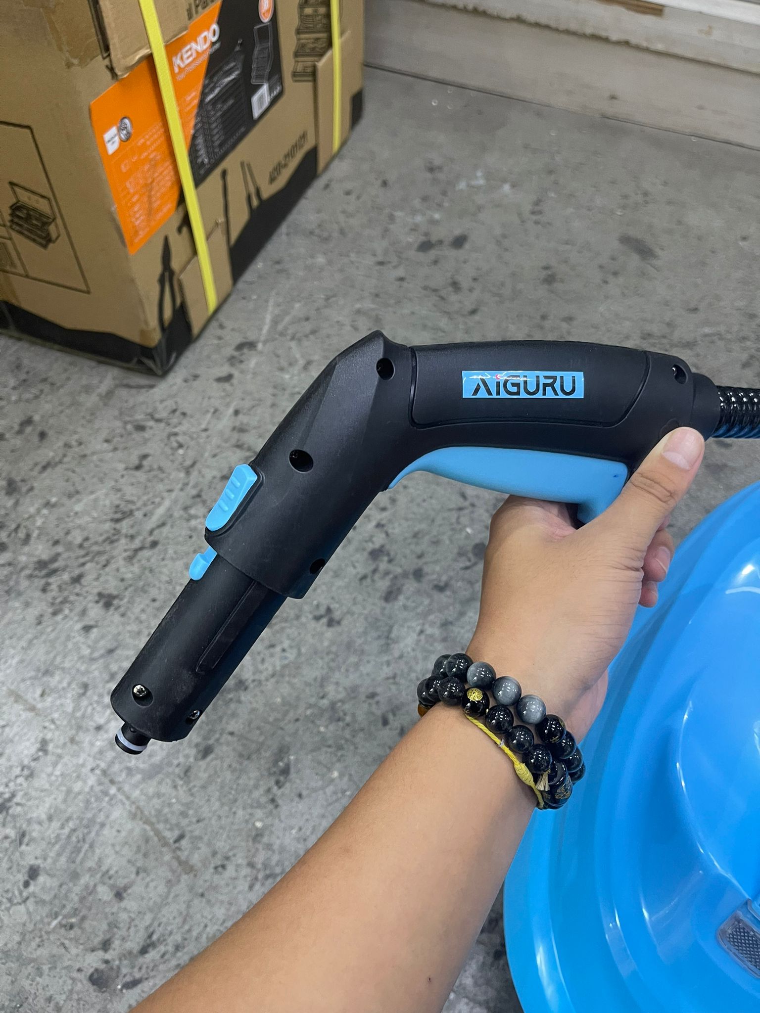 Aiguru 220V 5 Bar Steam Cleaner AGR 618A - Powerful Multi-Surface Steam Mop for Floors, Tiles, Carpets & Upholstery | Deep Cleaning & Sanitizing for Home & Commercial Use