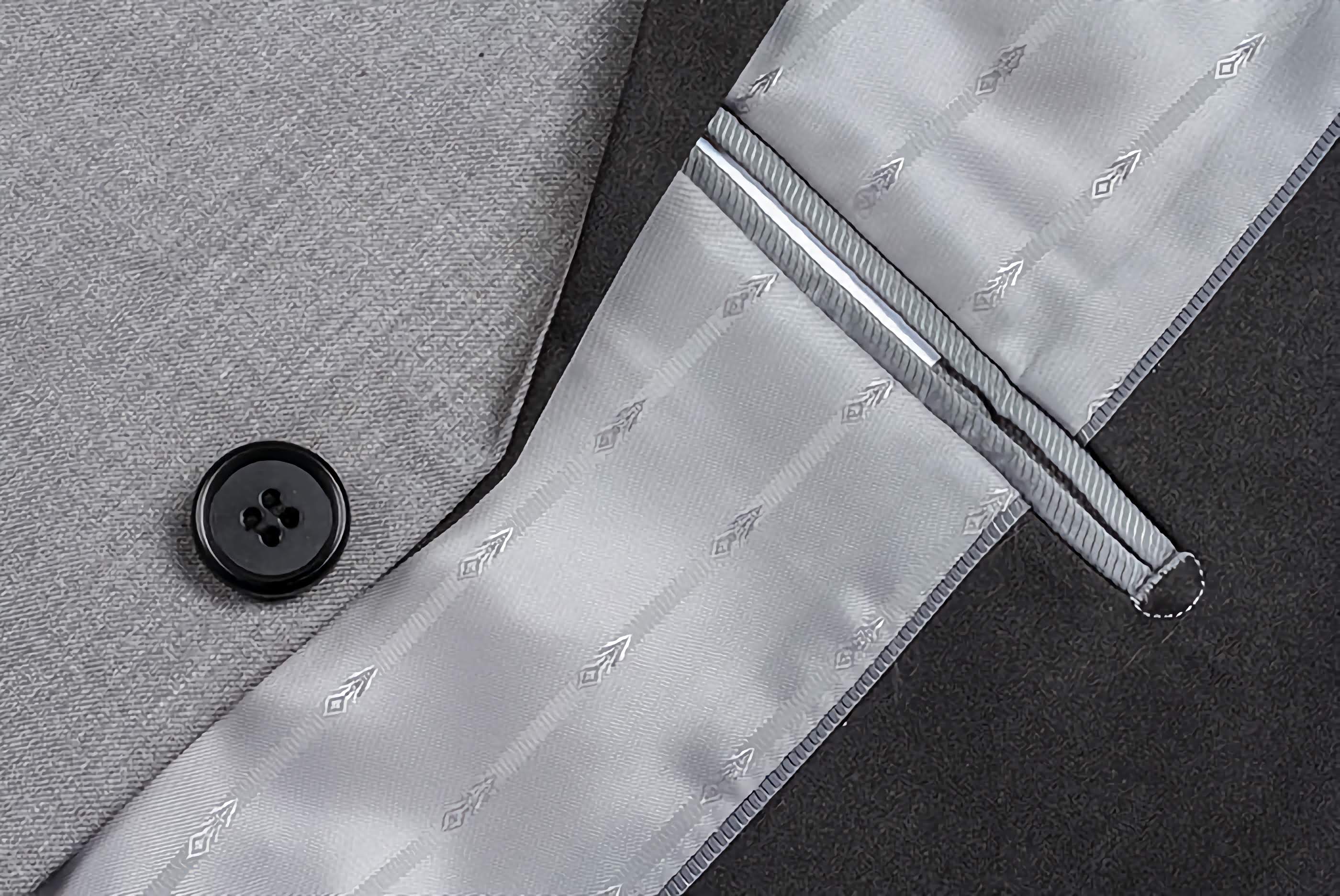 Elegant Gray 2-Piece Tuxedo Suit with Shawl Lapel - Slim Fit Men's Formal Wear for Weddings, Prom & Black Tie Events