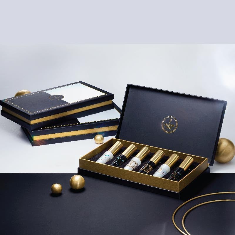 Legend 1942 Luxe Perfumes by Amitabh Bachchan | 6-Piece Discovery Set (7ml Each) | Long-Lasting Unisex Fragrance | Cologne & Eau de Parfum | Birthday & Anniversary Gift Set | Perfect for Daily Wear, Office & Special Occasions