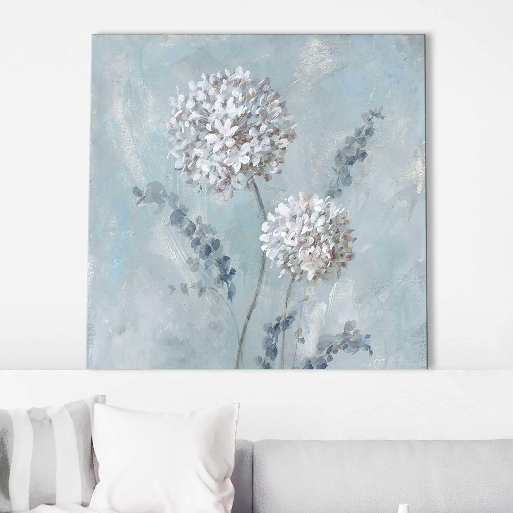 Danhui Nai Airy Blooms II Canvas Art Print - Floral Wall Decor for Living Room, Bedroom & Office