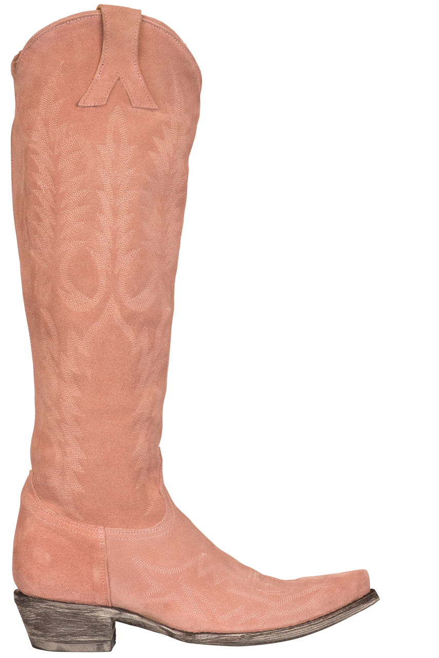 Old Gringo Women's Mayra Bis Western Cowgirl Boots - Pink Leather Ankle Booties for Country Dancing, Rodeo & Casual Wear