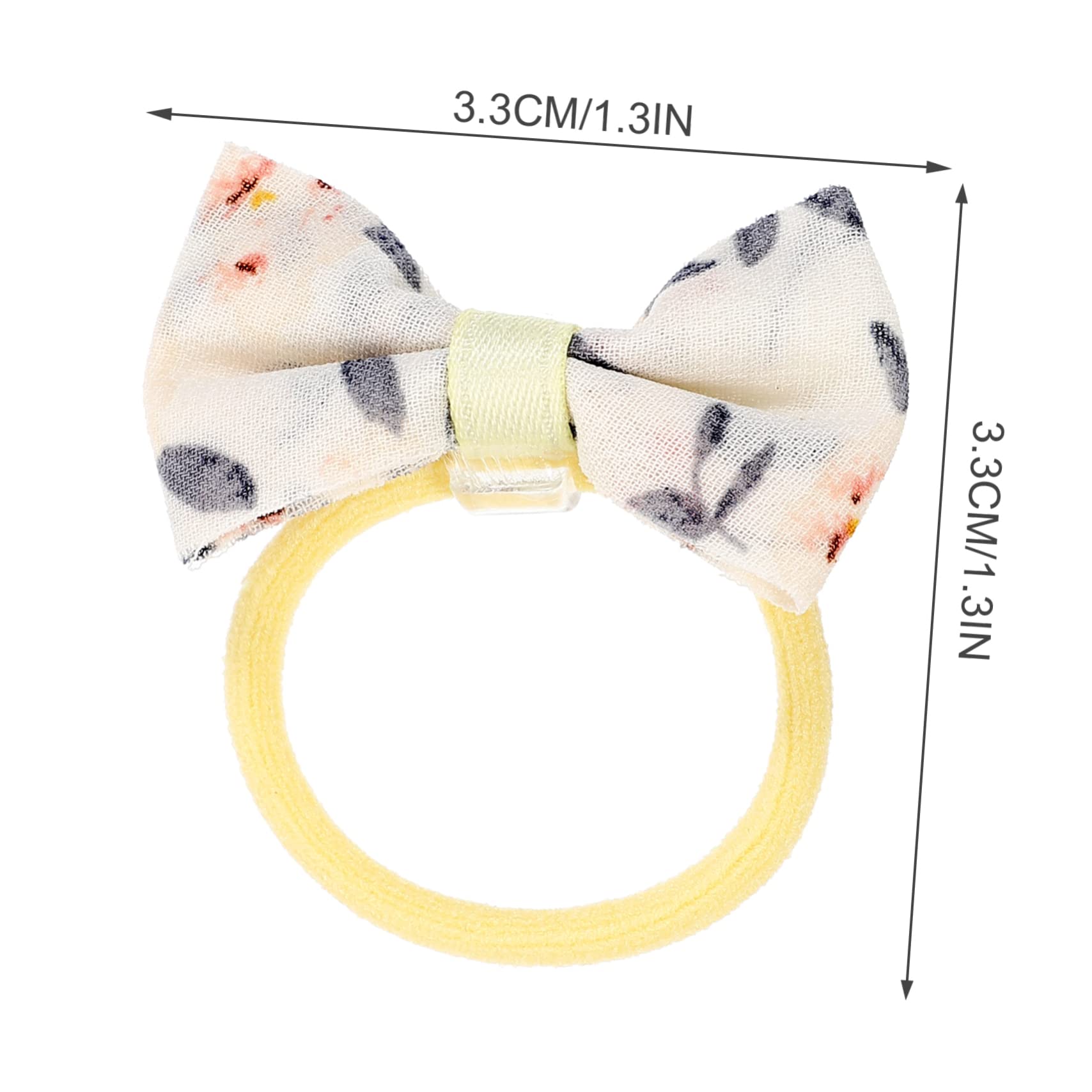Elegant Bowknot Hair Scrunchies for Women - Mesh Yarn Hair Ties Set for Party & Daily Use
