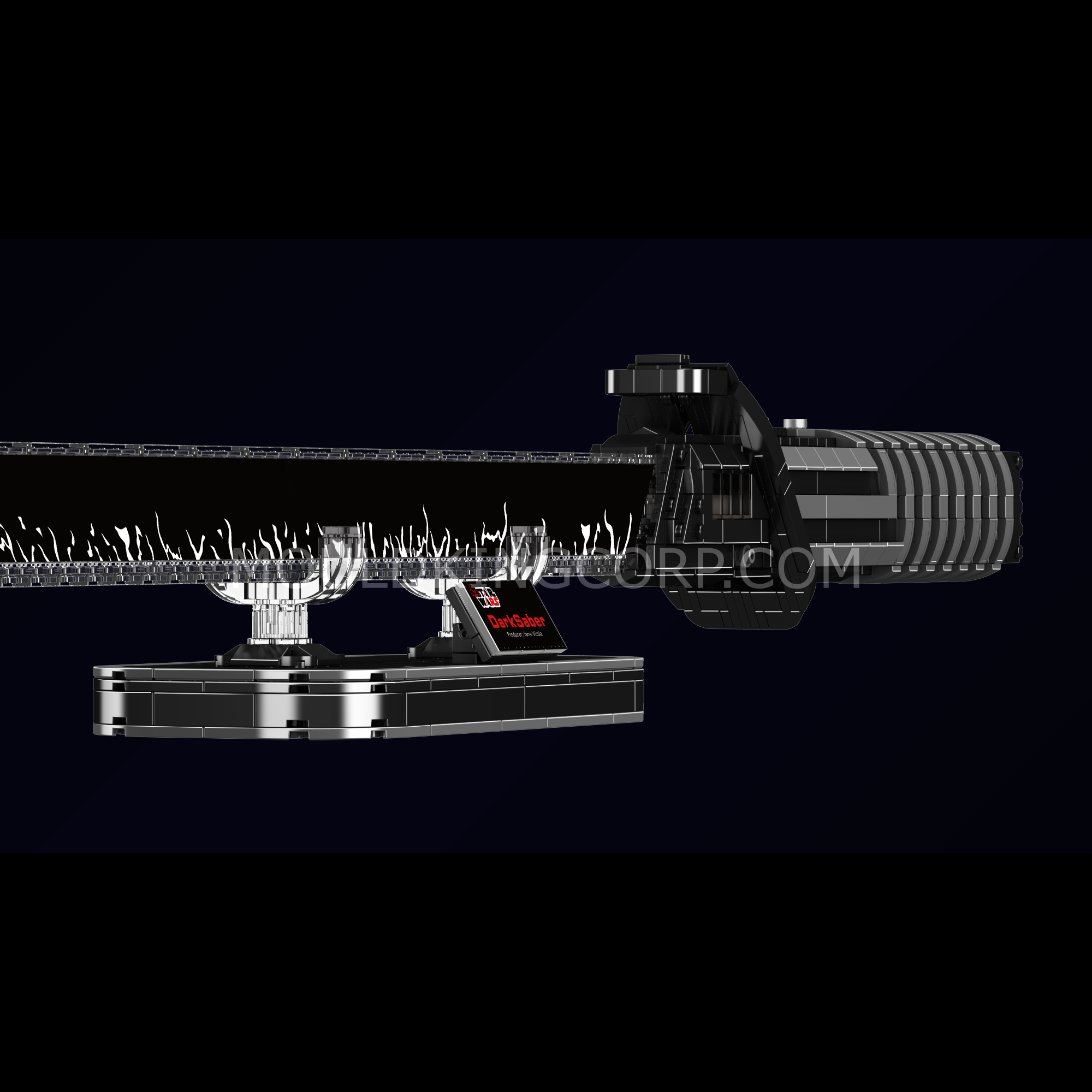 Mould King 10138 Black Saber Life-Sized Replica Building Set | 885 PCS Star Wars Model Kit for Collectors & Fans | Perfect for Home Display, Cosplay Props, and Gift Giving