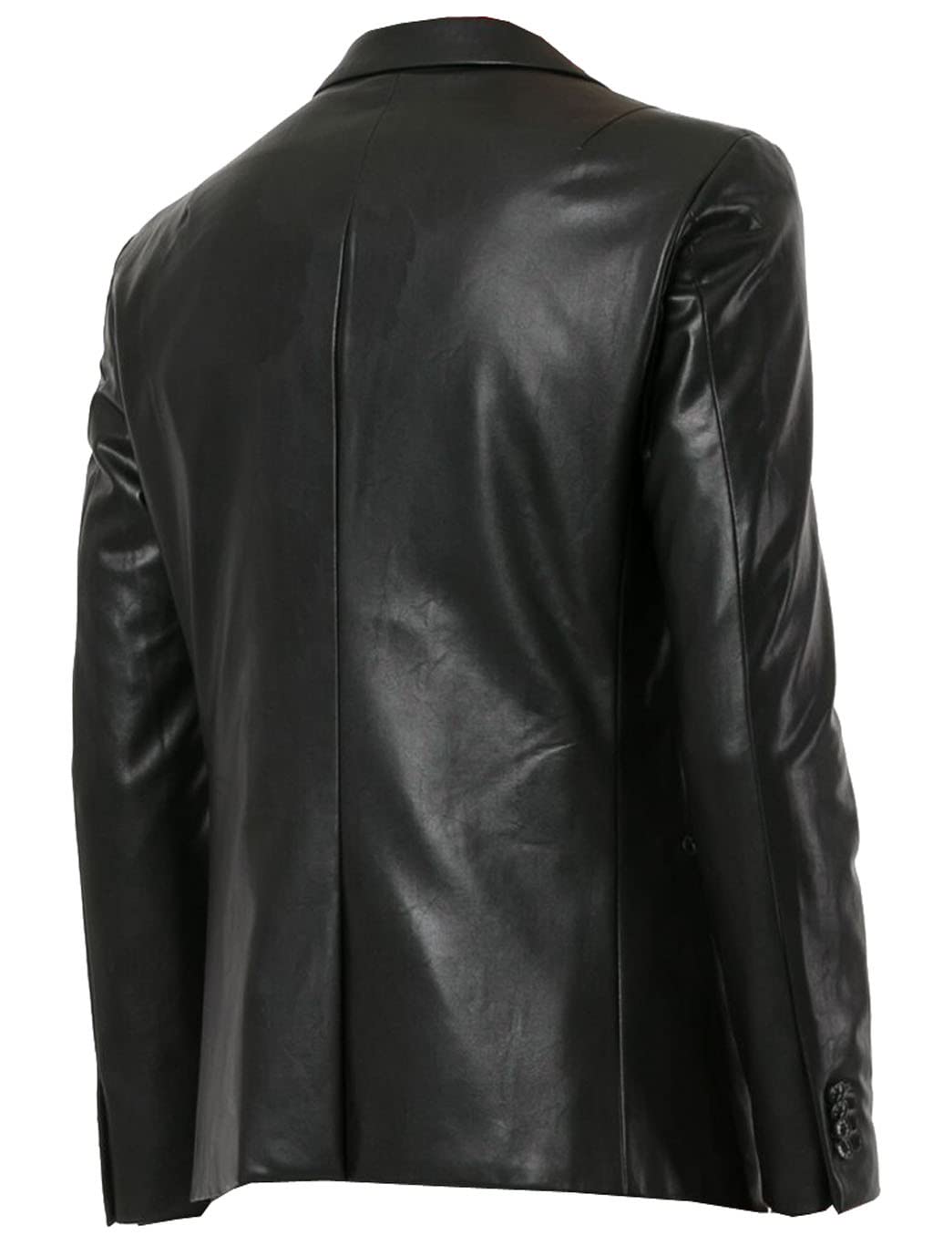 Men's Black Real Lambskin Leather Jacket Blazer Coat - Slim Fit Casual & Formal Wear for Big & Tall - Perfect for Office, Date Night & Special Occasions