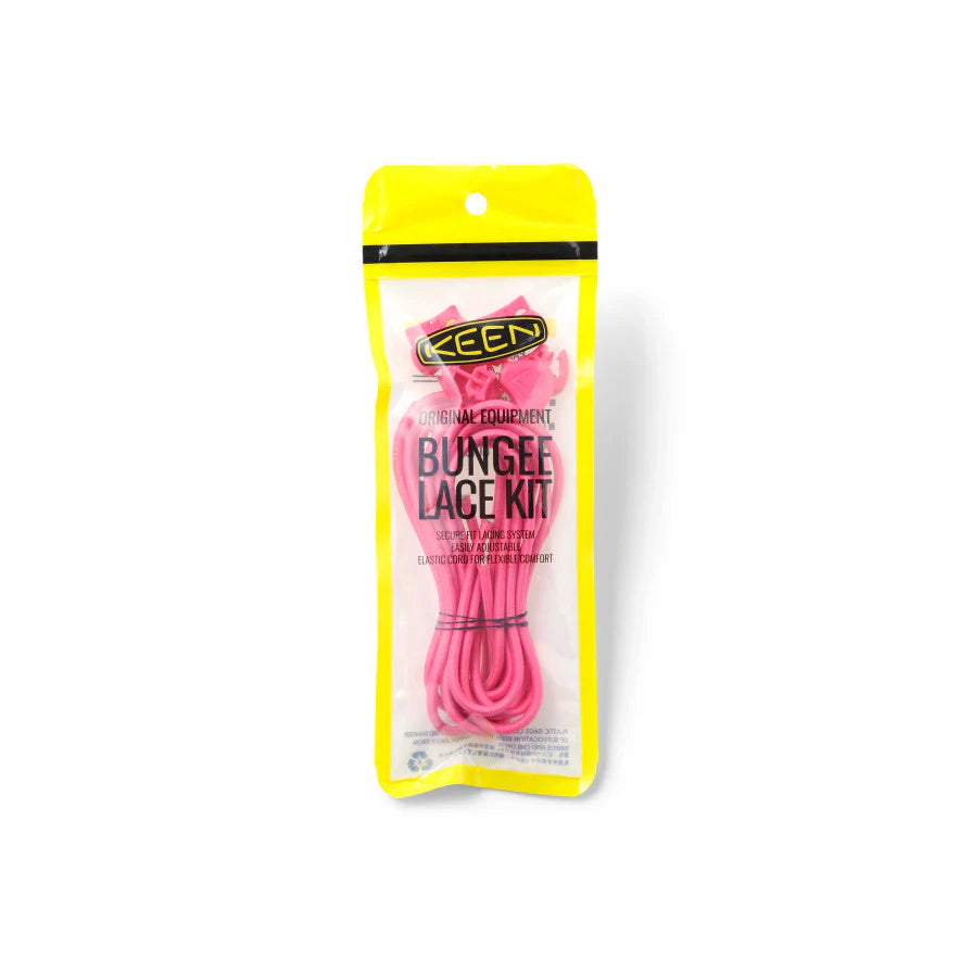 KEEN BUNGEE SHOELACE KIT - No-Tie Elastic Shoelaces for Running, Hiking & Everyday Wear - Secure Fit for Active Lifestyles