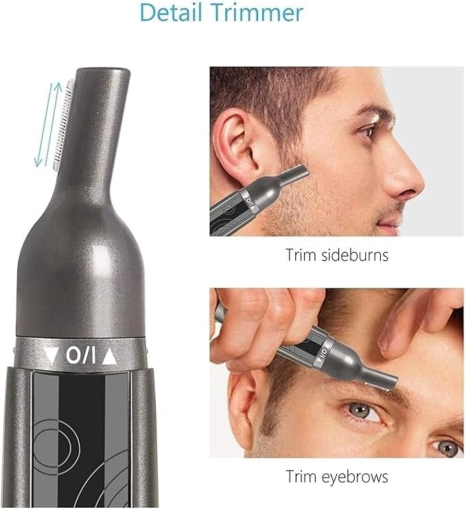 Electric Nose & Ear Hair Trimmer for Men and Women - Painless Waterproof Hair Clipper for Grooming | Perfect for Travel, Home & Salon Use