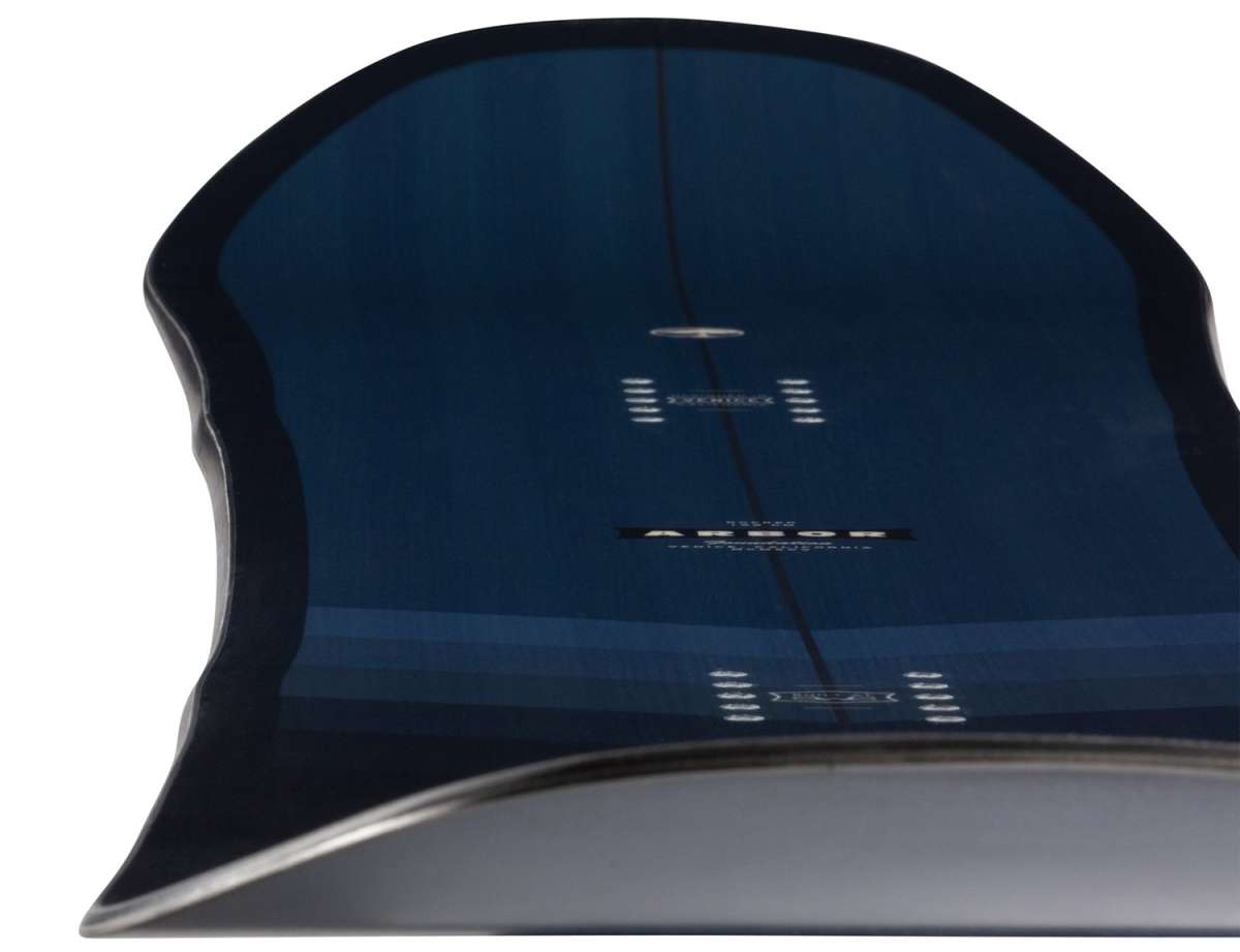 2024 Arbor Foundation Rocker Snowboard - All-Mountain Freestyle Snowboard for Men & Women | Perfect for Powder, Park & Groomed Runs