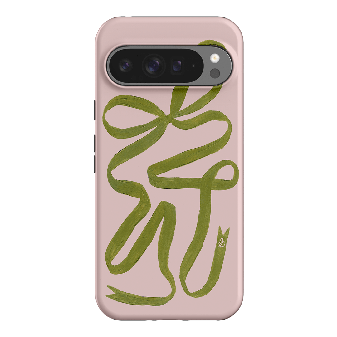 Stylish Garden Ribbon Phone Case - Trendy Floral Design Protective Cover for iPhone & Samsung - Perfect for Outdoor Picnics, Weddings & Spring Activities
