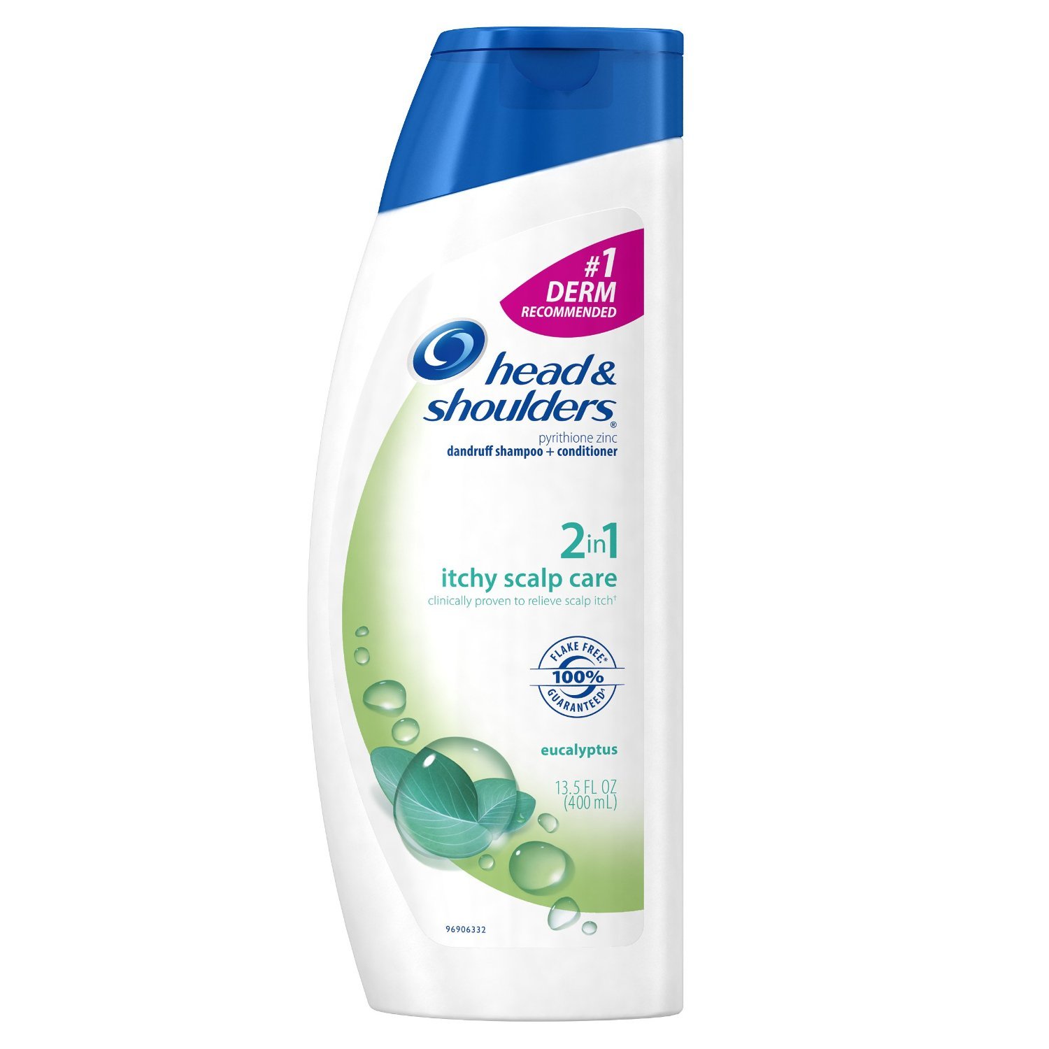 Head & Shoulders Itchy Scalp Care 2-in-1 Dandruff Shampoo and Conditioner, 14.2 oz (4-Pack) - Soothes Dry Scalp & Fights Flakes for Healthy Hair - Perfect for Daily Use at Home or Gym