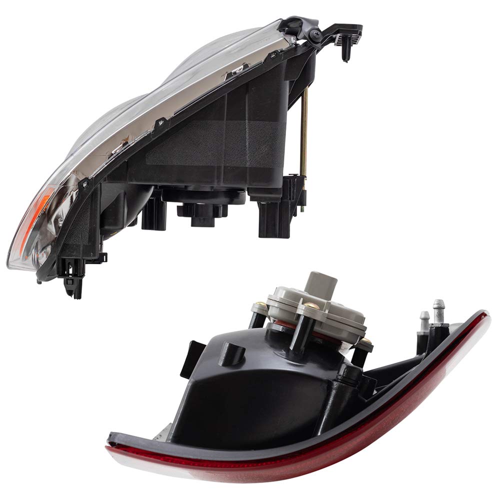 Brock Replacement 4-Piece Halogen Headlight & Taillight Kit with Circuit Boards - Compatible with 2002-2005 Chevy Silverado/GMC Sierra 1500 Pickup Trucks - Perfect for Night Driving & Off-Road Adventures