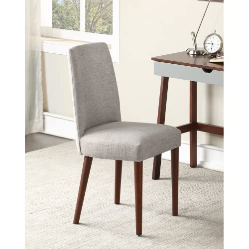 **Modern Fabric Upholstered Dining Chairs with Solid Wood Legs - Urban Style Kitchen & Accent Chair (Single Pack) - Perfect for Living Room, Kitchen, Bedroom & Dining Area - Expresso Brown**    *(Use Scenarios: Ideal for home dining sets, kitchen breakfast nooks, cozy living room seating, or stylish bedroom accent chairs.)*