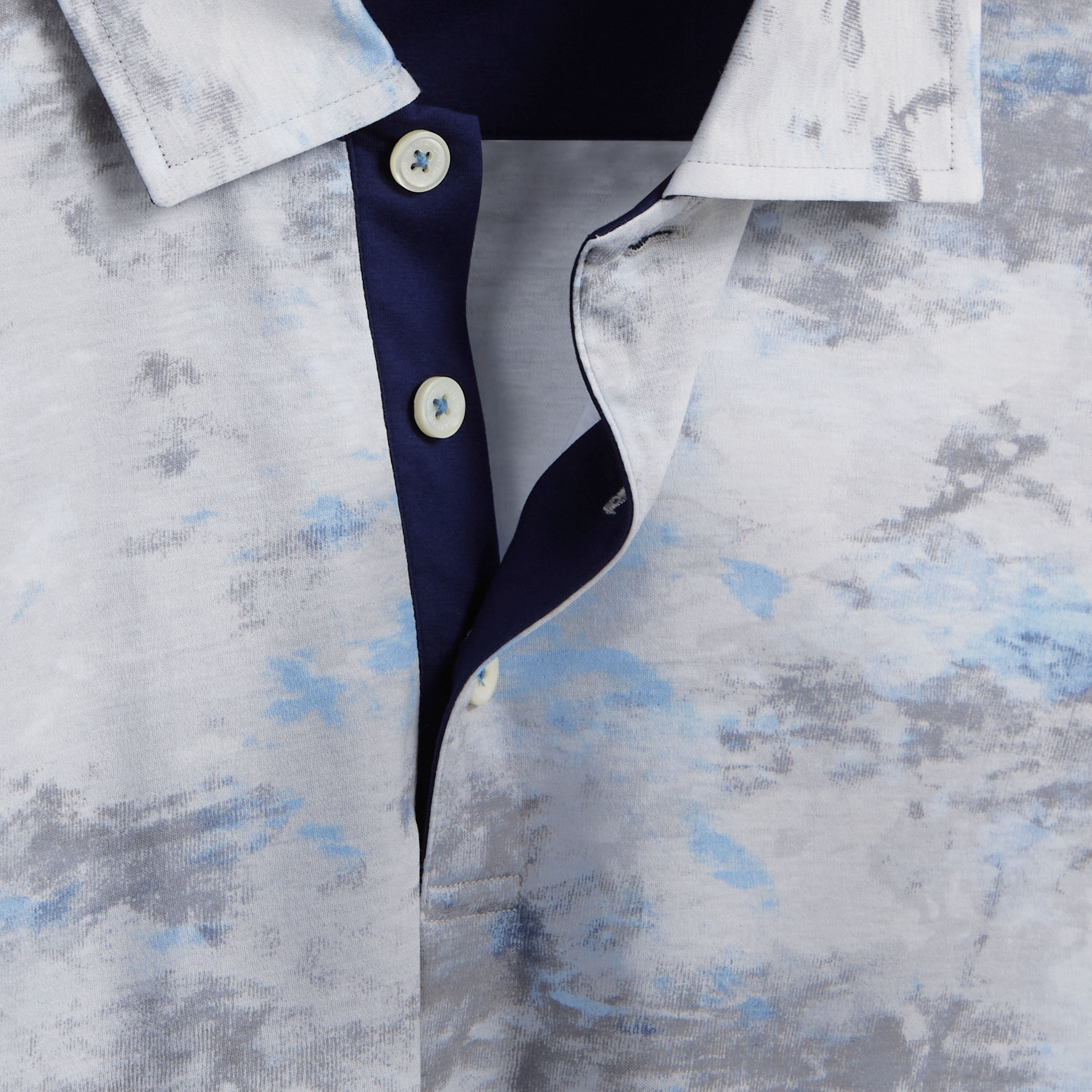Hendrix Men's Palm Tree Print Polo Shirt - Casual Short Sleeve Button Down Shirt for Summer, Beach, and Vacation Wear