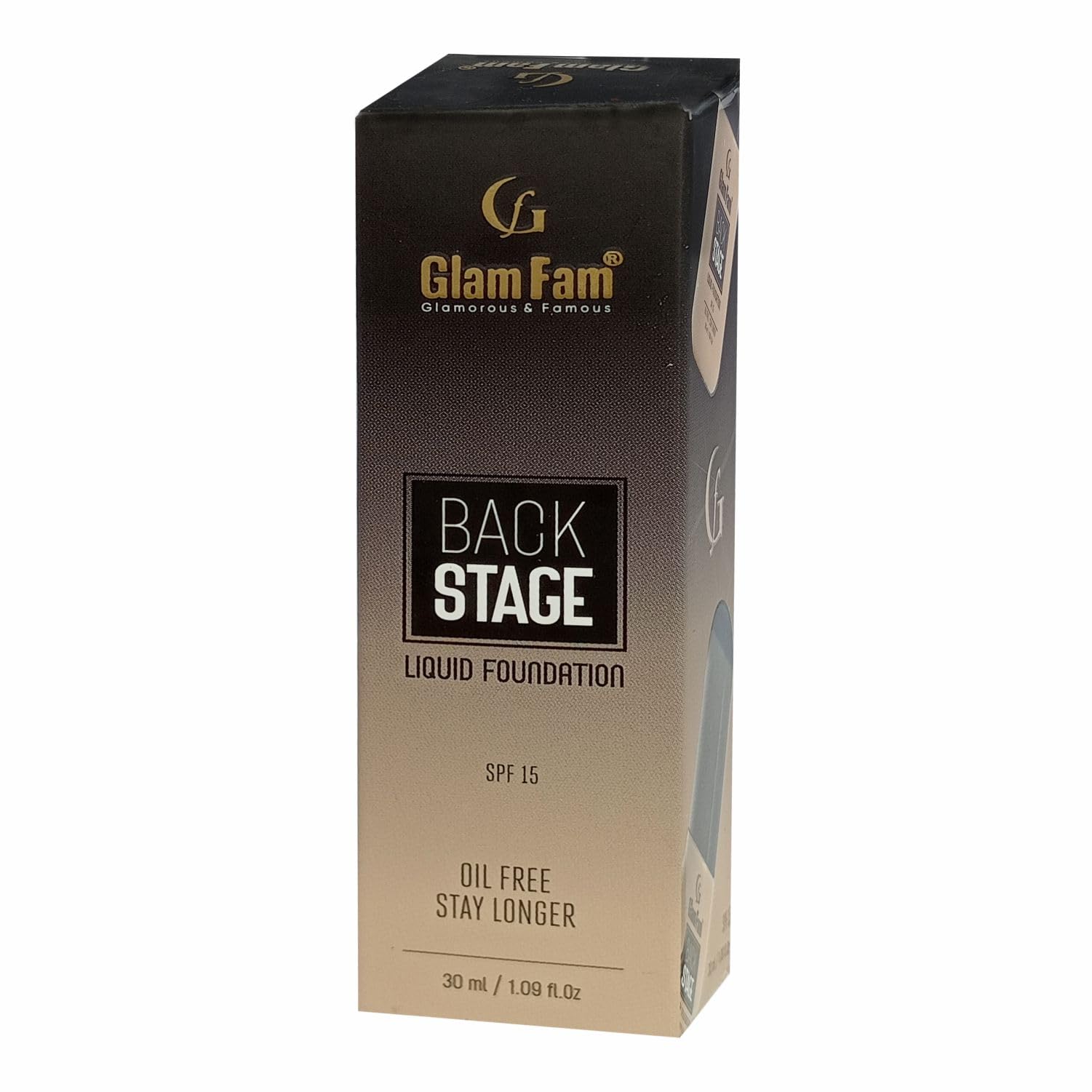 GLAM FAM Oil-Free Long Lasting Matte Liquid Foundation & Concealer Set (30ML, Pack of 3) with Makeup Blender - Full Coverage, Lightweight Formula for All-Day Wear - Perfect for Professional Makeup, Photo Shoots & Everyday Use