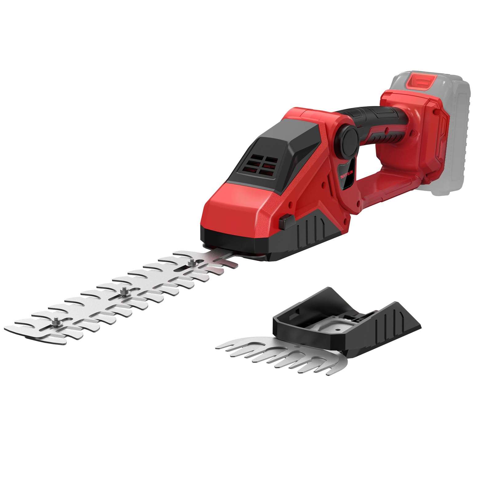 Milwaukee M18 Cordless Hedge Trimmer (Battery Not Included) - 2200RPM 2-in-1 Electric Shrub & Grass Cutter - Lightweight Handheld Trimmer for Gardening, Lawn Care, Yard Maintenance & Landscaping
