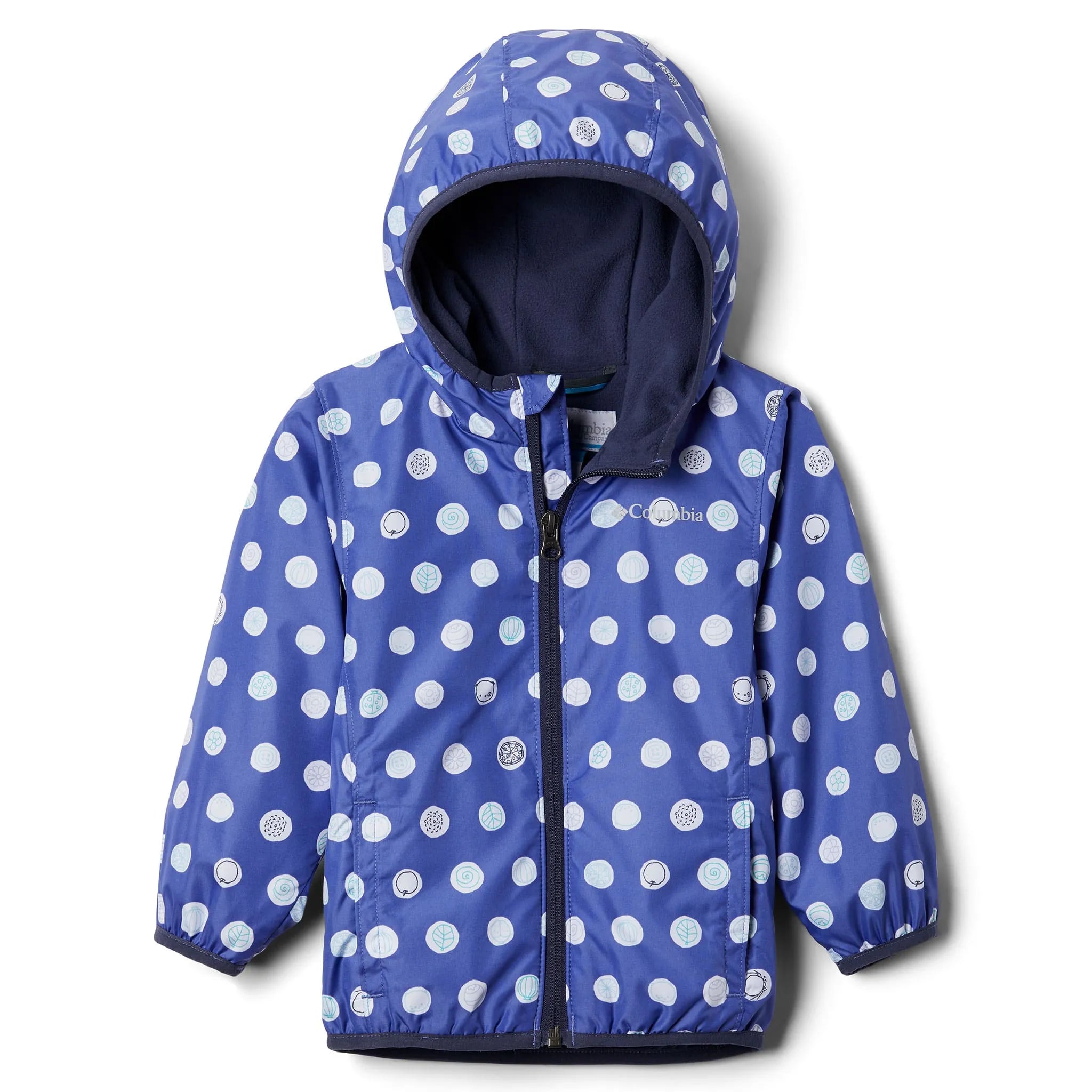 Columbia African Violet Mini Pixel Grabber II Infant Wind Jacket - Waterproof Lightweight Baby Windbreaker for Outdoor Adventures & Playdates