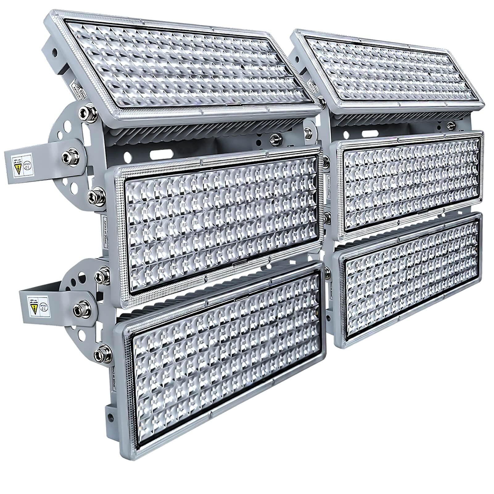 600W LED Flood Lights Outdoor - 2 Pack 66000LM 6500K IP67 Waterproof Stadium Lights with Adjustable Angle - Perfect for Playgrounds, Arenas, Parking Lots and Backyard Security Lighting