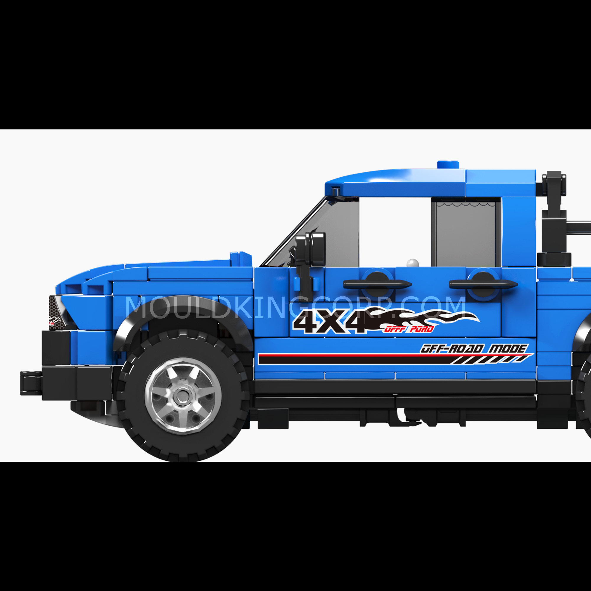 Mould King 27057 F-150 Raptor Pickup Truck Building Blocks Set | 465 Pieces STEM Toy for Kids & Adults | Creative DIY Model Car for Home Decoration & Gift