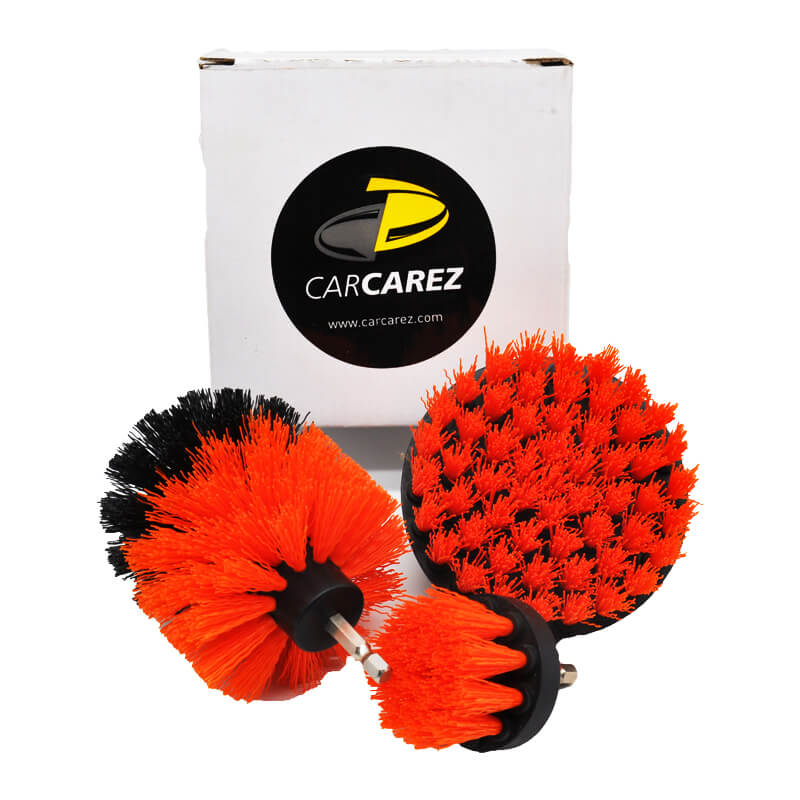 Multi-Surface Power Scrubber Cleaning Kit (3-Piece Set) - Electric Cleaning Brush for Bathroom, Kitchen, Tile, Grout & Car Detailing - Rechargeable Deep Cleaning Tools with 3 Brush Heads
