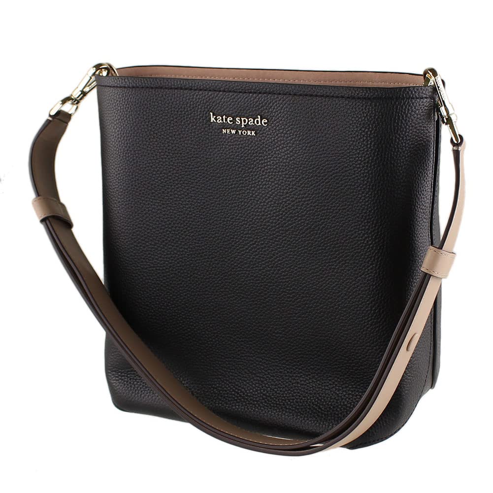 Kate Spade New York River Medium Bucket Bag - Stylish Leather Shoulder Bag for Women | Perfect for Work, Travel & Everyday Use