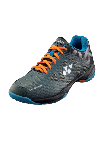 Yonex Power Cushion SHB50 Unisex Badminton Shoes for Men & Women - Dark Grey Court Sneakers for Indoor Sports & Gym Training